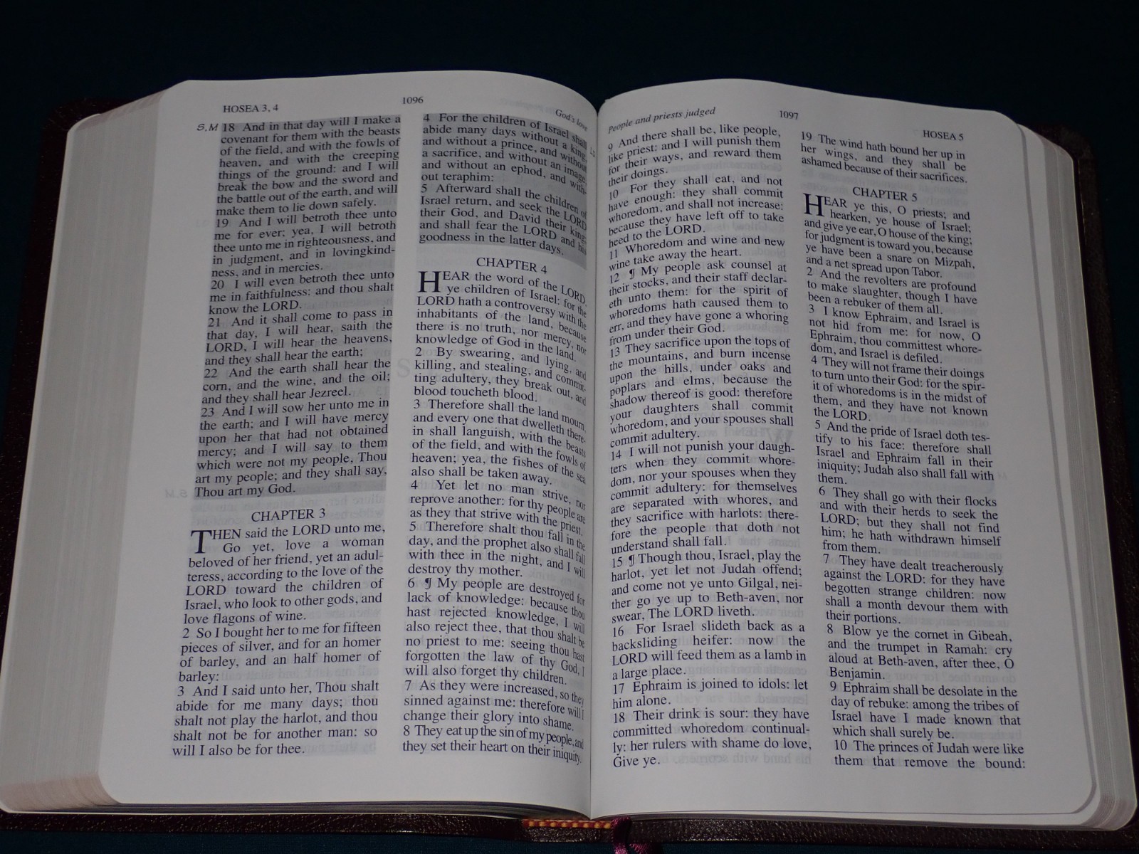 Jack Van Impe Prophecy Bible KJV 1999 Imitation Leather Red Letter Clean Pages
