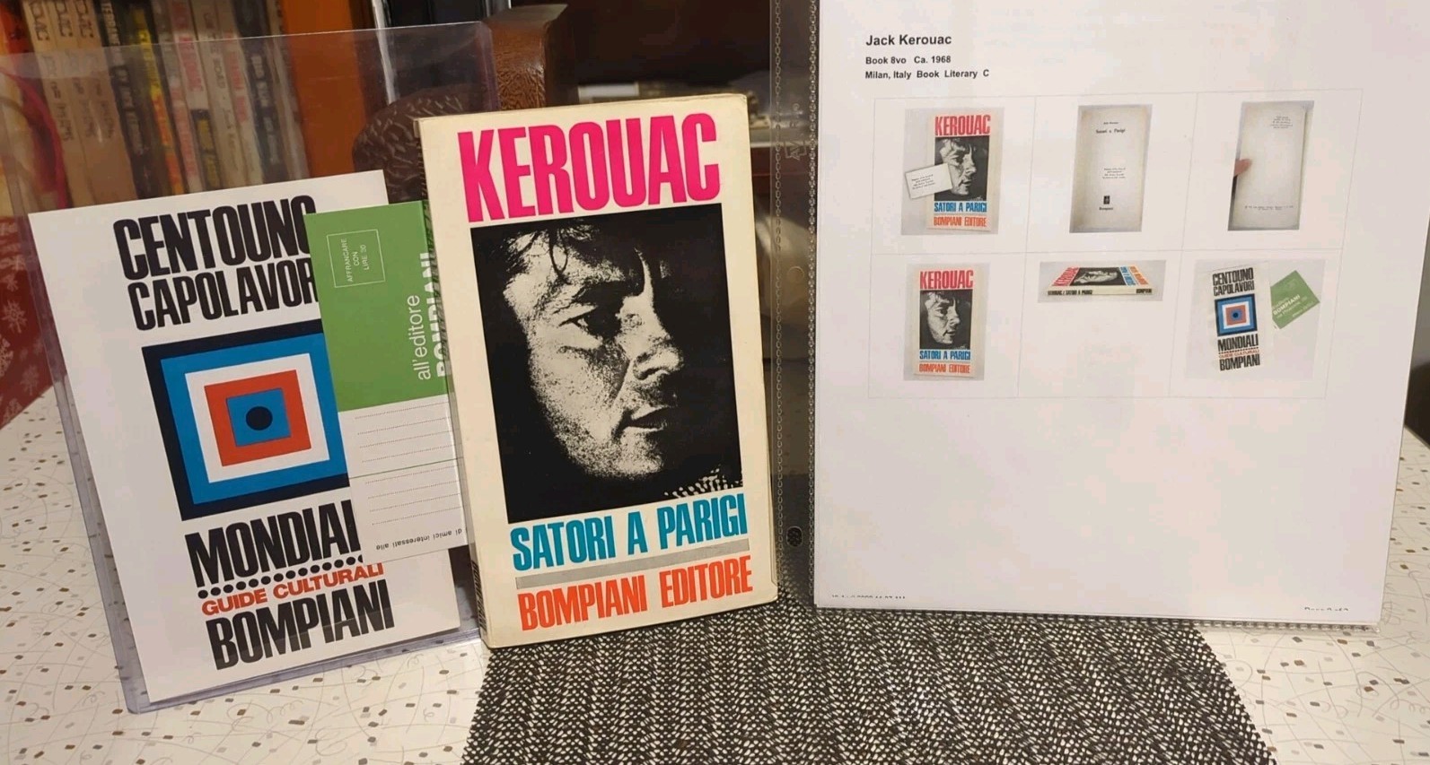 Jack Kerouac Satori In Paris Italian Edition 1968 Kerouac’s Personal Copy w/COA