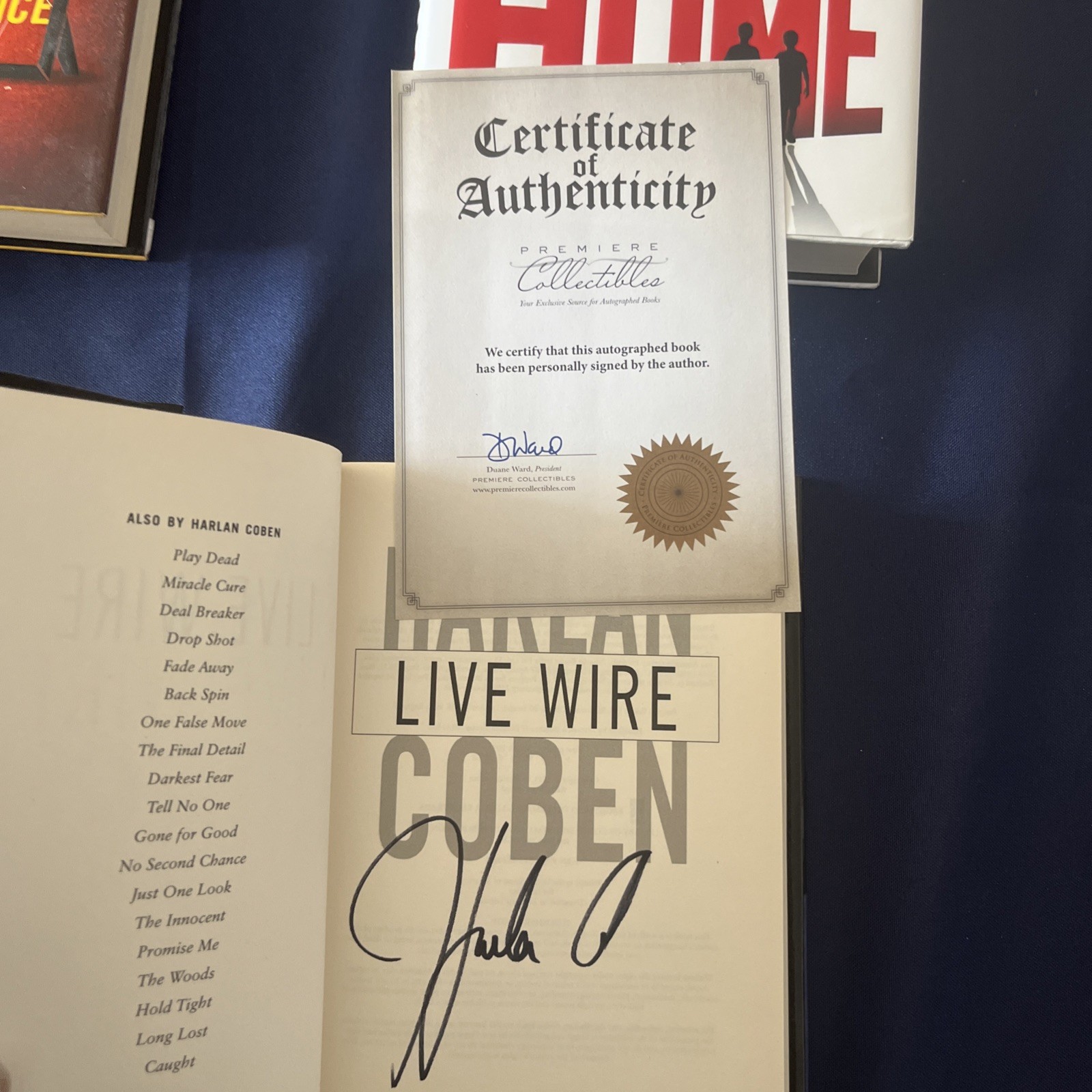 Harlan Coben Book Lot All 1st Editions & Signed Some COAs 9 Books
