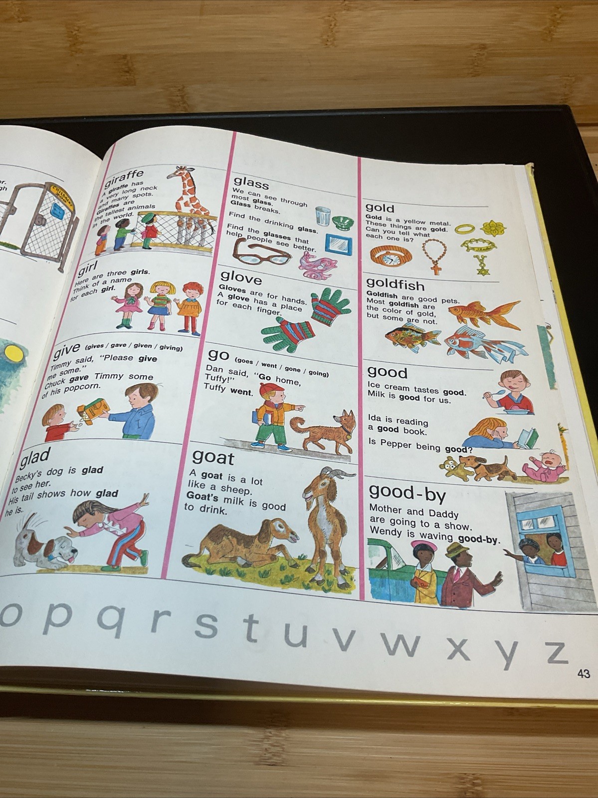 1972 The New Golden Dictionary Golden Book 10.5″x12″