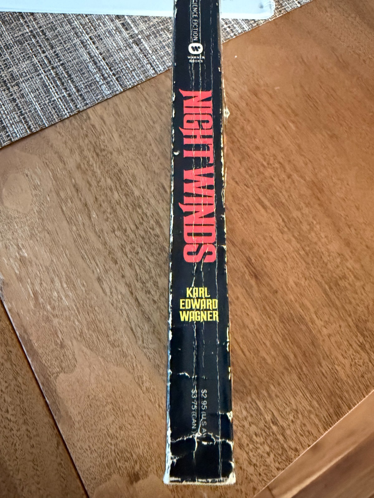 NIGHT WINDS By Karl Edward Wagner 1983 KANE Warner Books