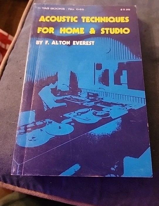 ACOUSTIC TECHNIQUES FOR HOME & STUDIO By F. Alton 1st Edition 2nd Printing Rare.