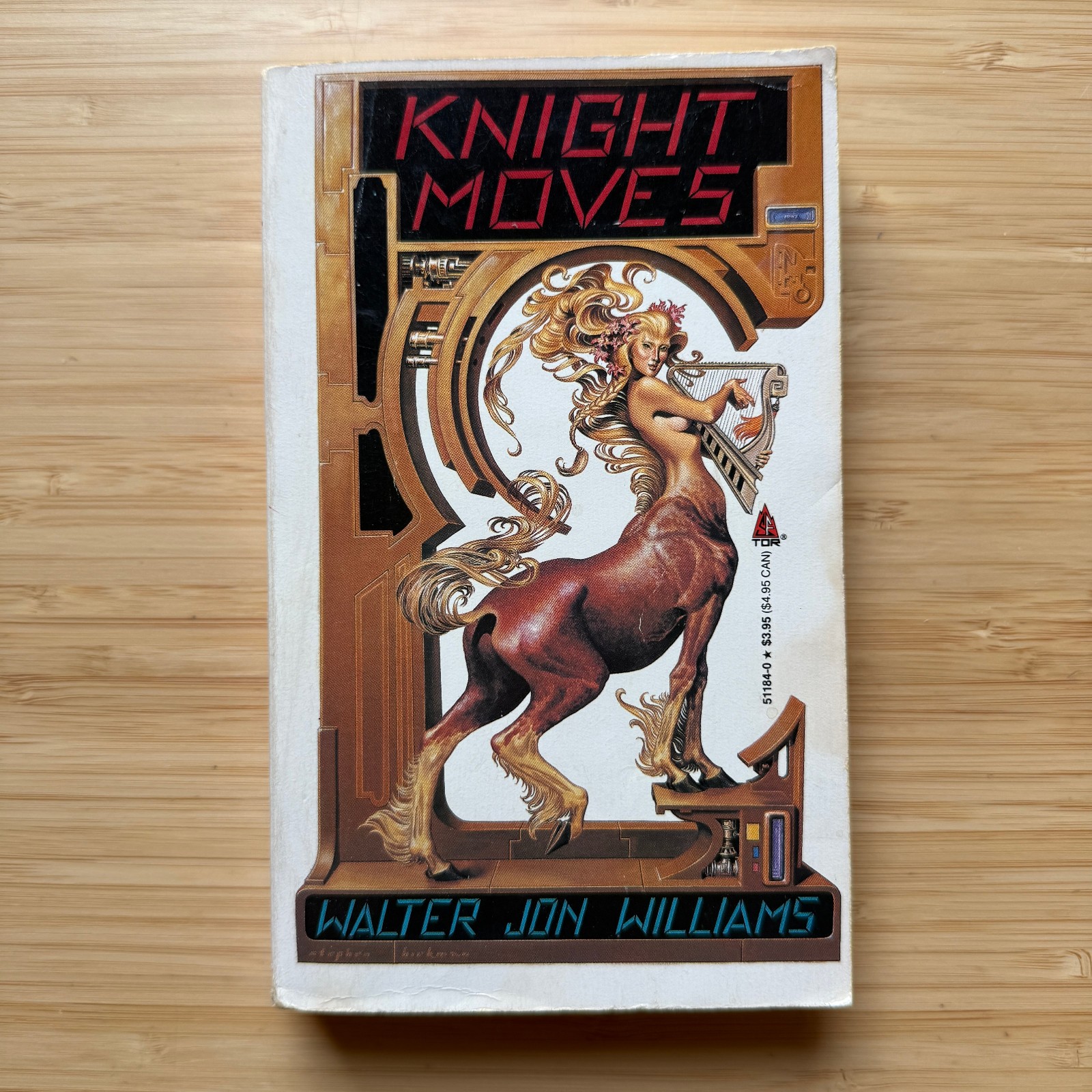 Knight Moves by Walter Jon Williams 1985 Tor Paperback Vintage SF