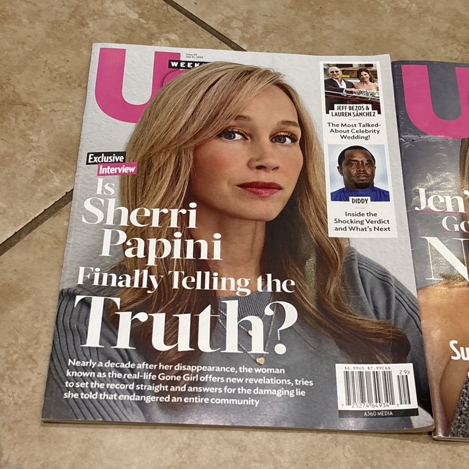 3 US WEEKLY MAGAZINE SHERRI PAPINI FINALLY CELEBRITY WEDDING JENNIFER ANISTON 25