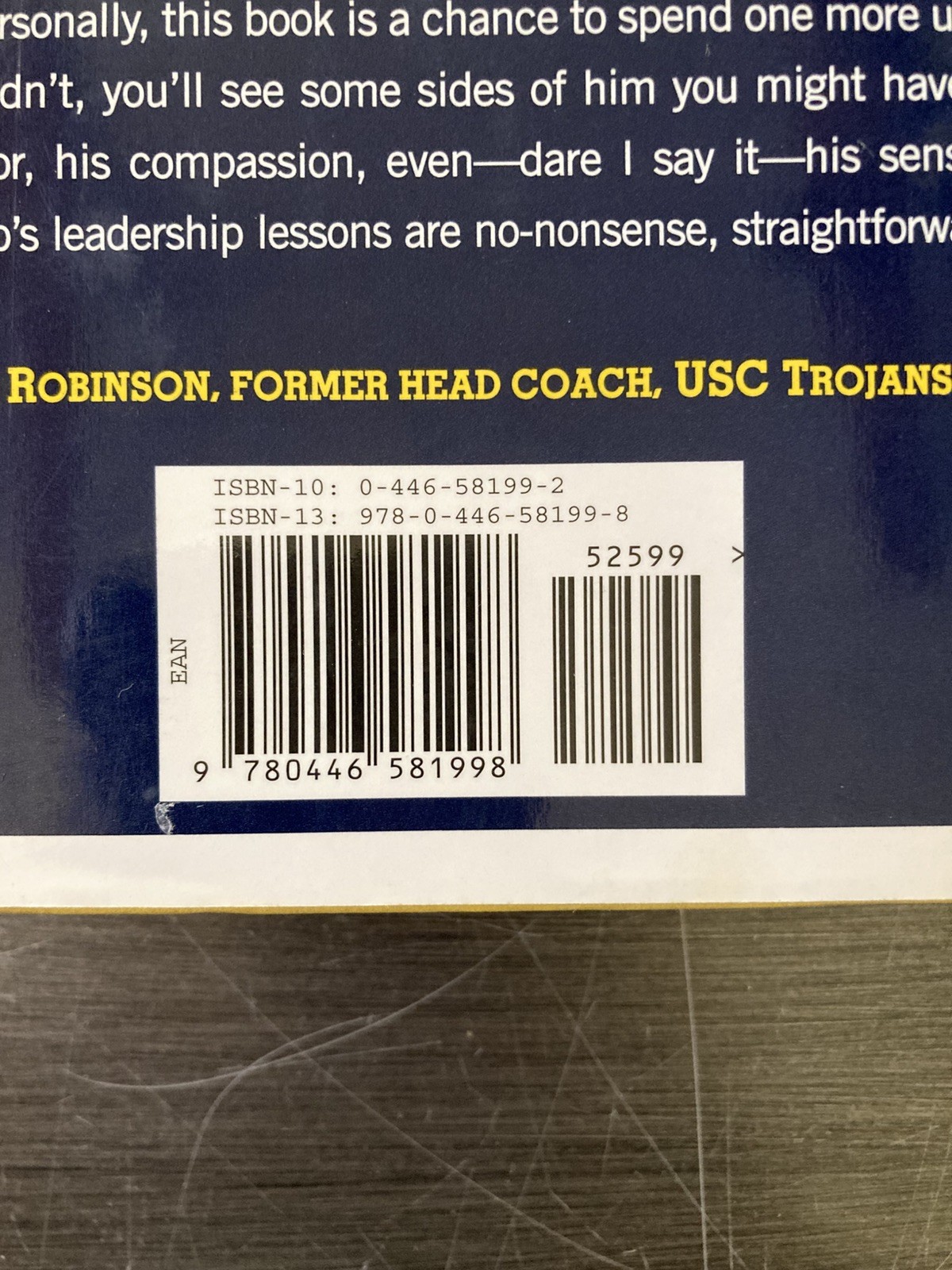Bo’s Lasting Lessons by Schembechler/Bacon 2007 Signed First Edition Hardcover