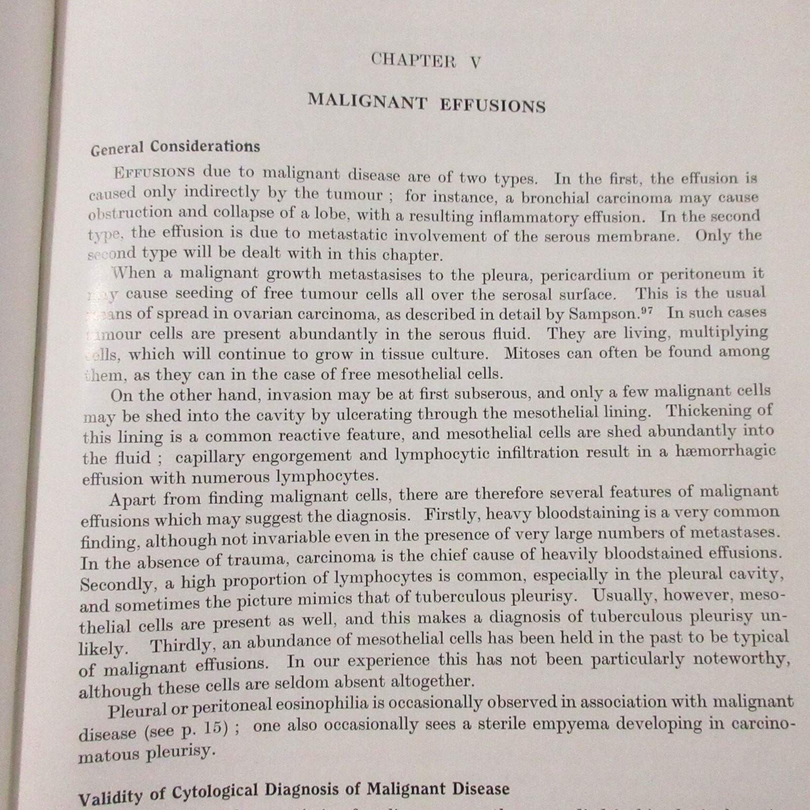 Vintage Medical Book Cancer Pathology Cytology of Effusions Spriggs Color Plates