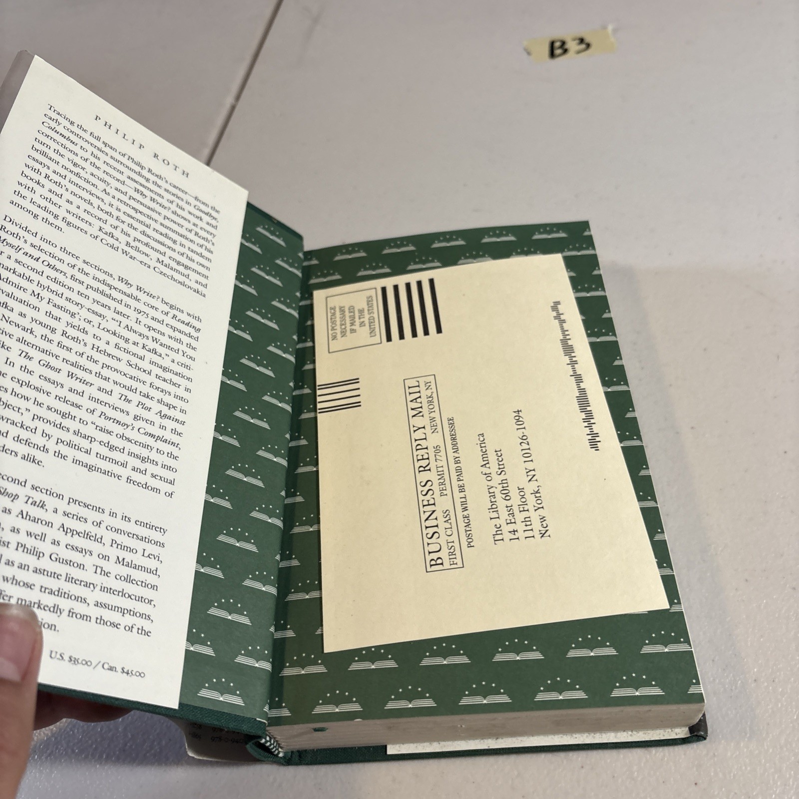 Philip Roth: Why Write? (LOA #300): Collected Nonfiction 1960-2014 (Library …