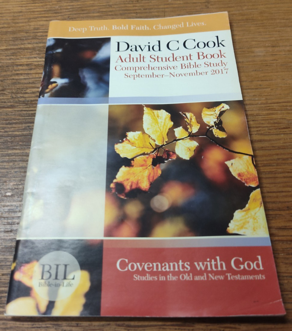 David C. Cook Bible-in-Life Adult Student Book, Sept to Nov 2017