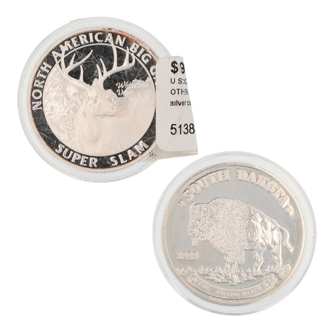 Assorted 1 oz .999 Fine Silver Rounds / Bars Variety Collection Set of 10