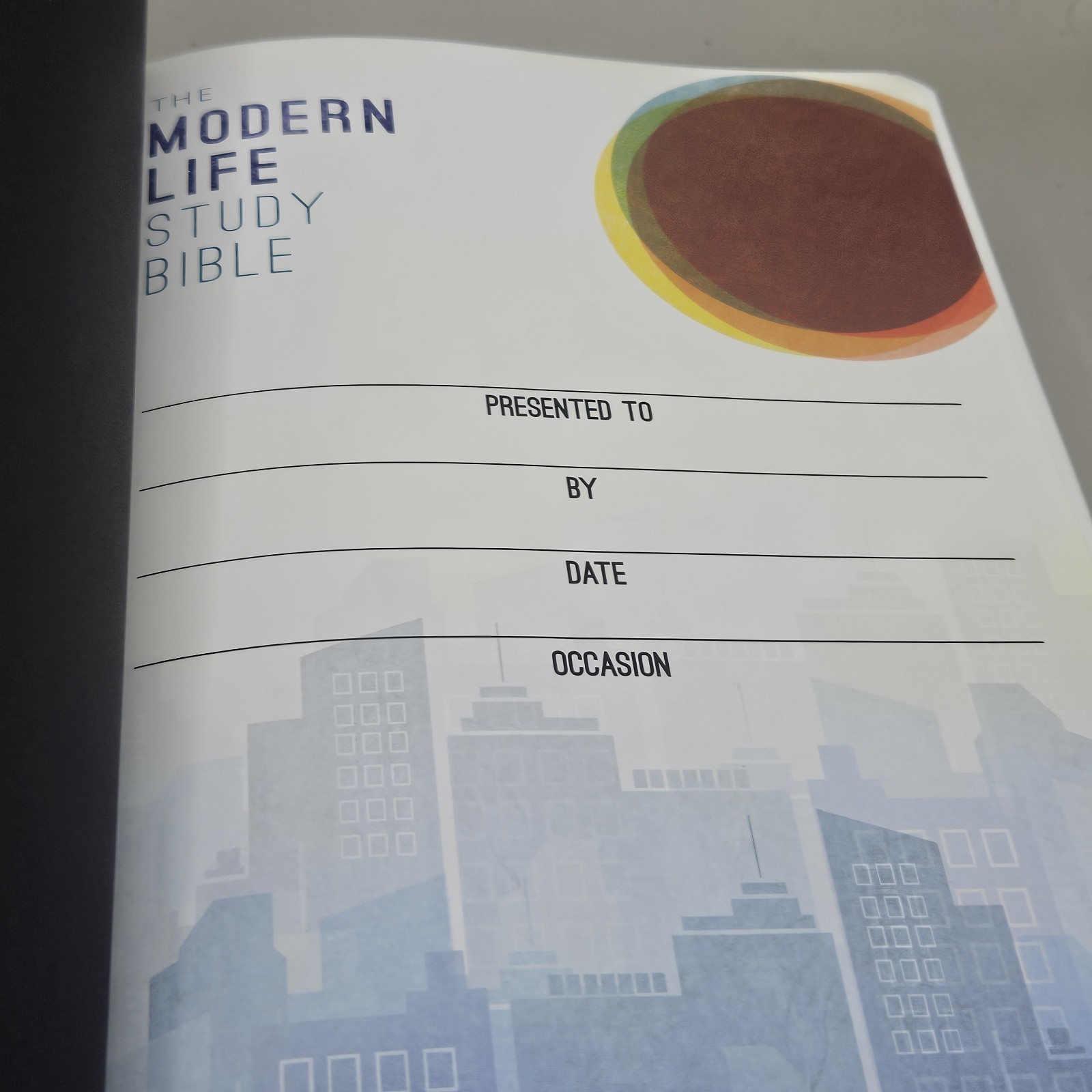 Modern Life Study Bible NKJV 2014 Thomas Nelson Black Leatherflex