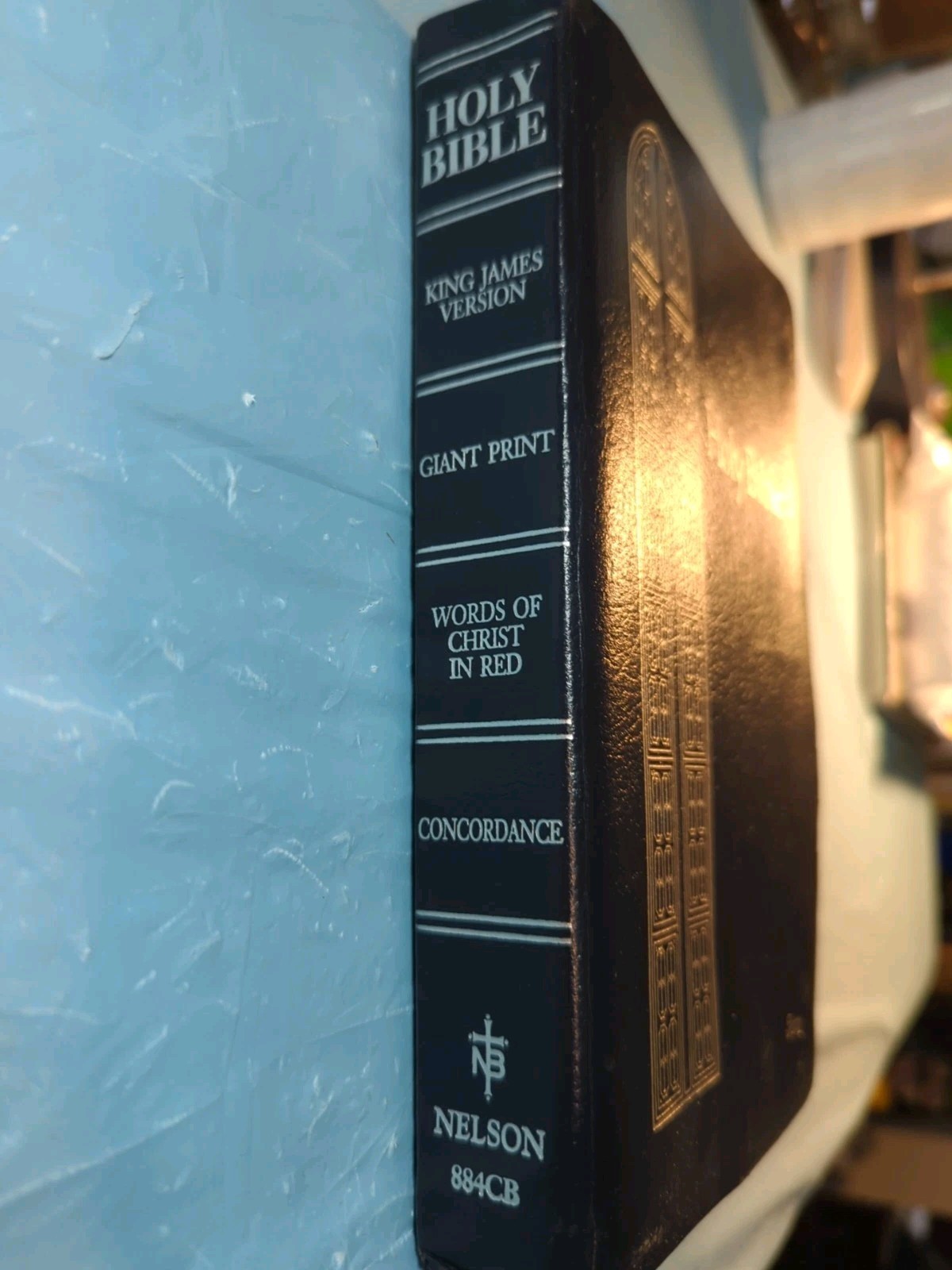 Nelson KJV Giant Print Red Letter Leather Holy Bible 1976