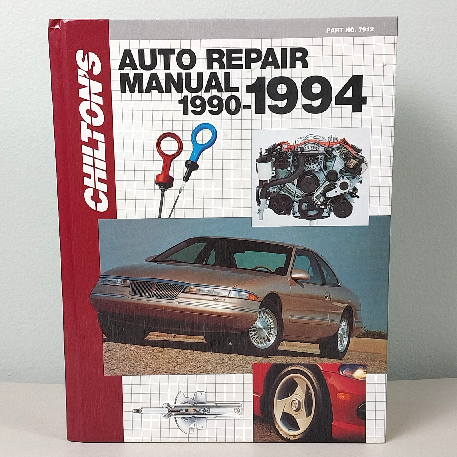 Vintage Chilton’s Auto Repair Manual 1990-1994 Hardback Book 1993