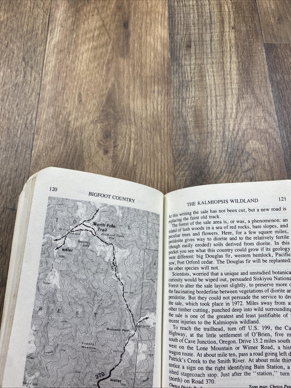 Hiking The Bigfoot Country, Hart, 1982 – Sierra Club Totebook #HBC82