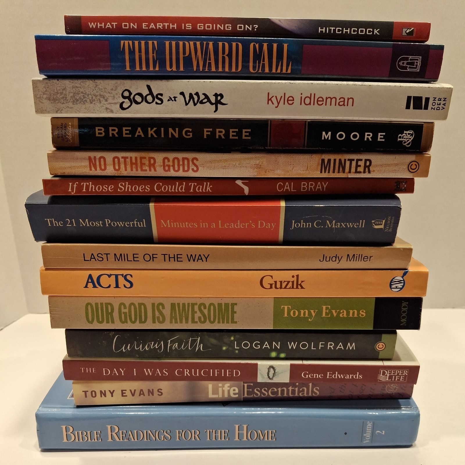 Lot Of 25 Christian Self Help Devotional Motivational books Swindoll Dobson etc