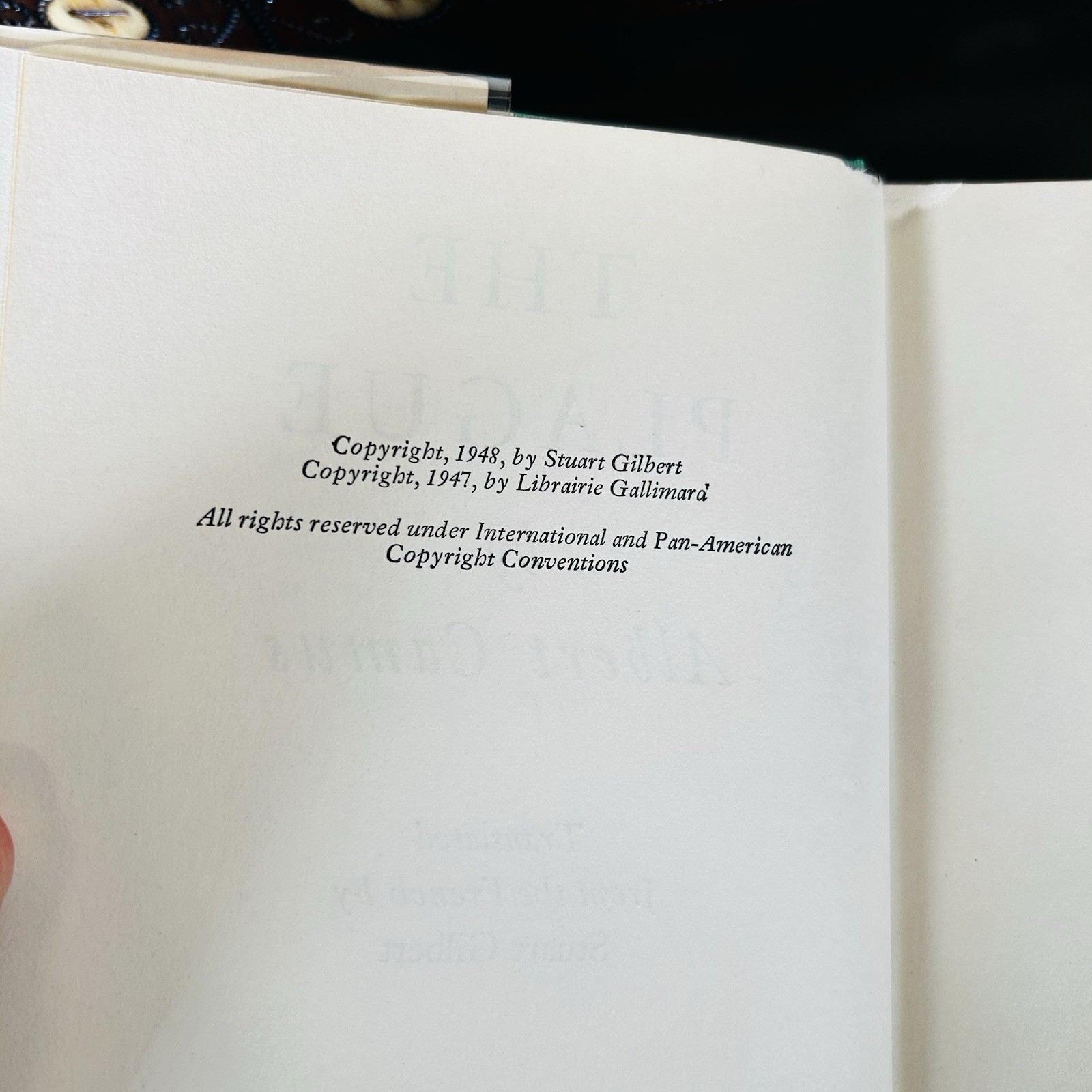 The Modern Library The Plague Albert Camus