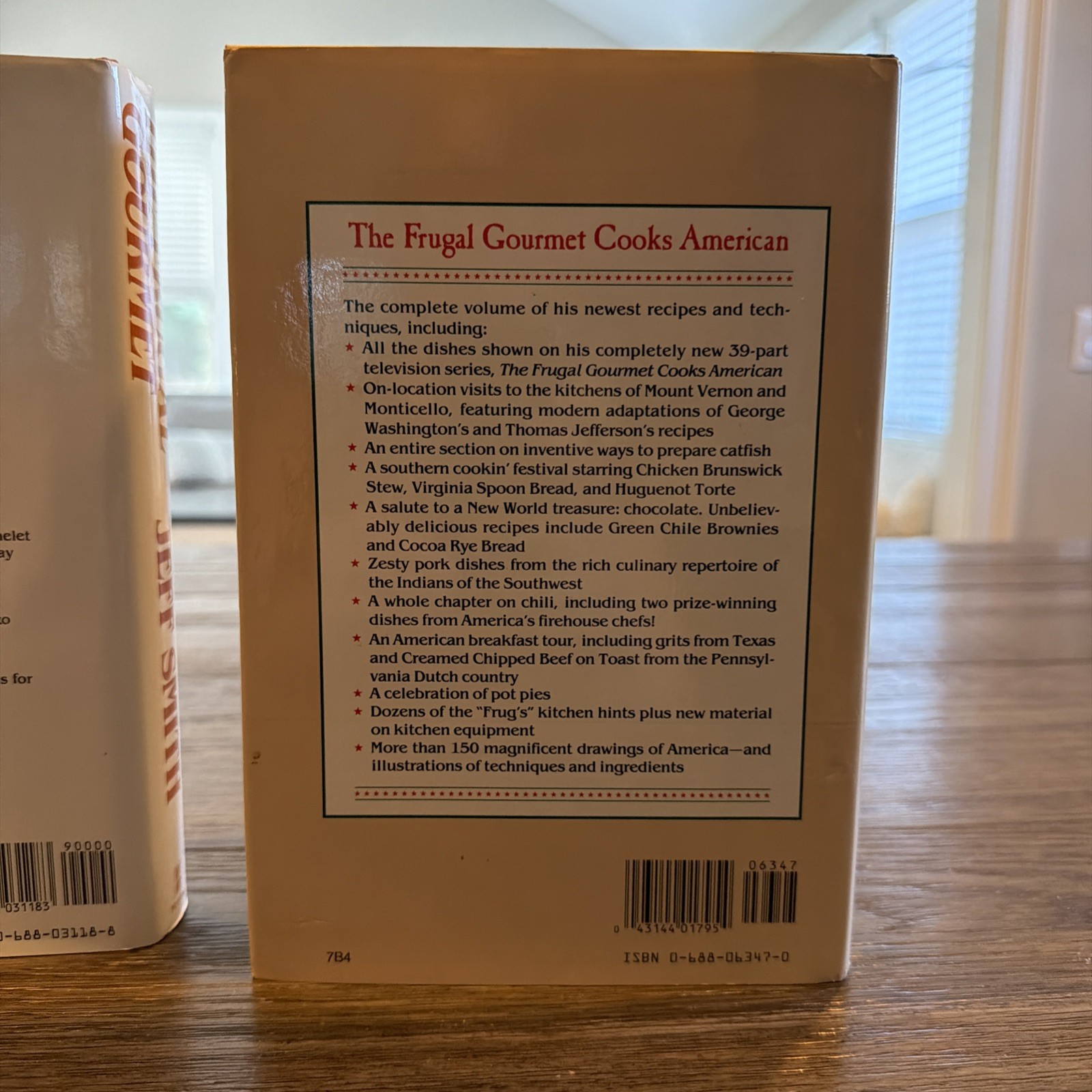 The Frugal Gourmet by Jeff Smith Cookbooks Lot Of 2 Hardcover With Dust Jacket