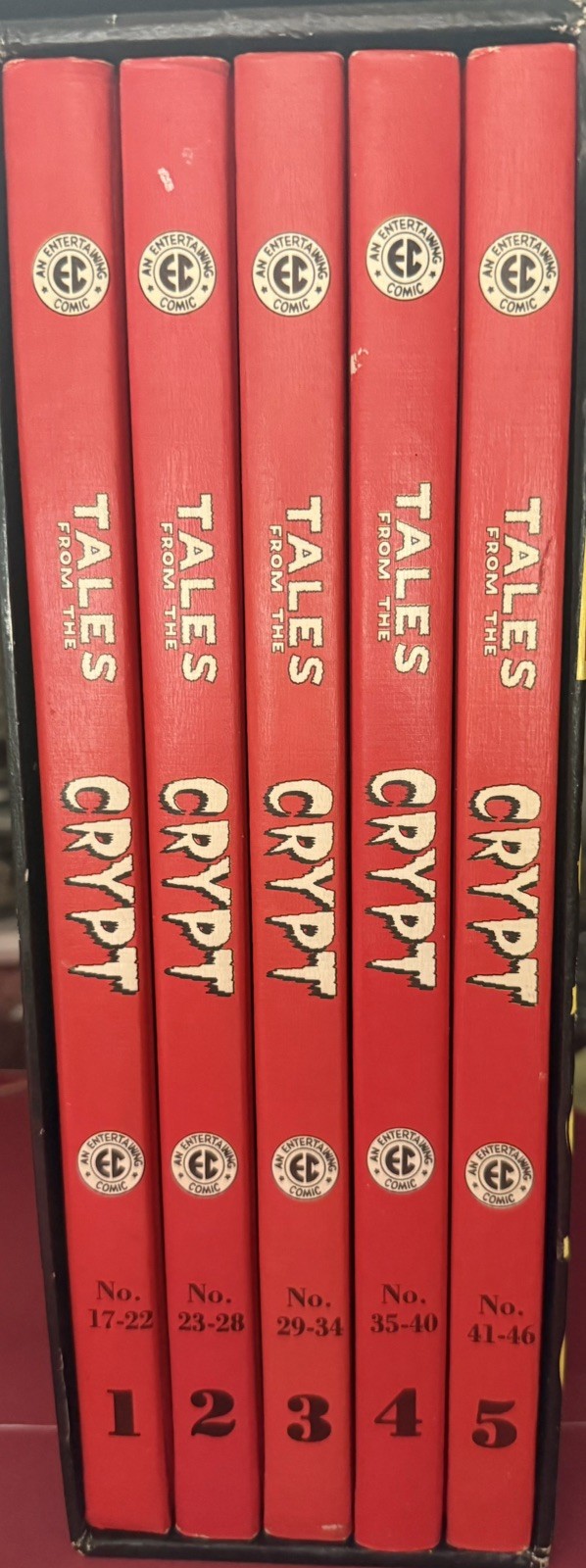 Tales from the Crypt HC Box Set 5 Volumes As Shown Rare Find See Pics
