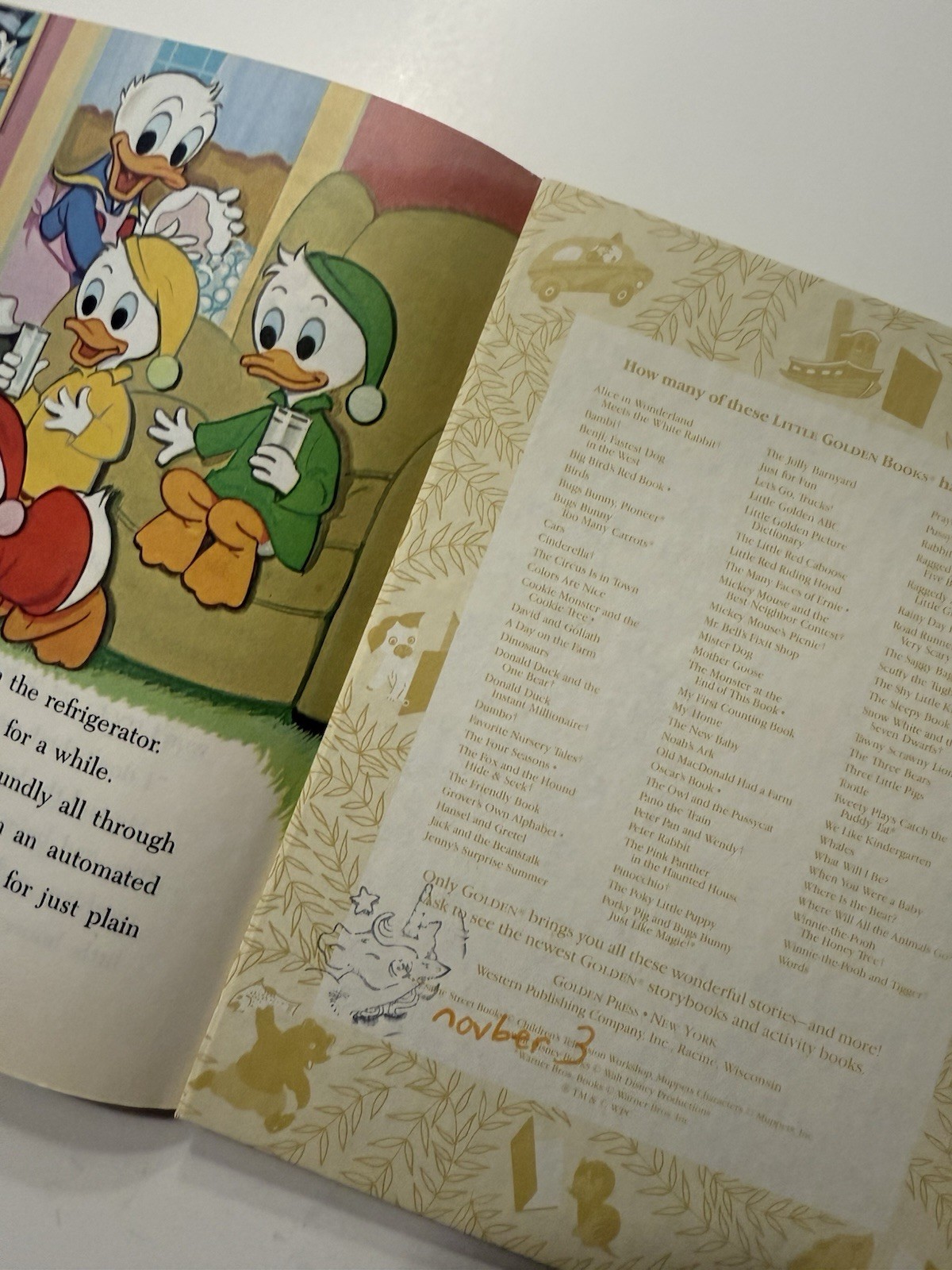 Little Golden Book Donald Duck Instant Millionaire Vintage Disney Vintage 1978