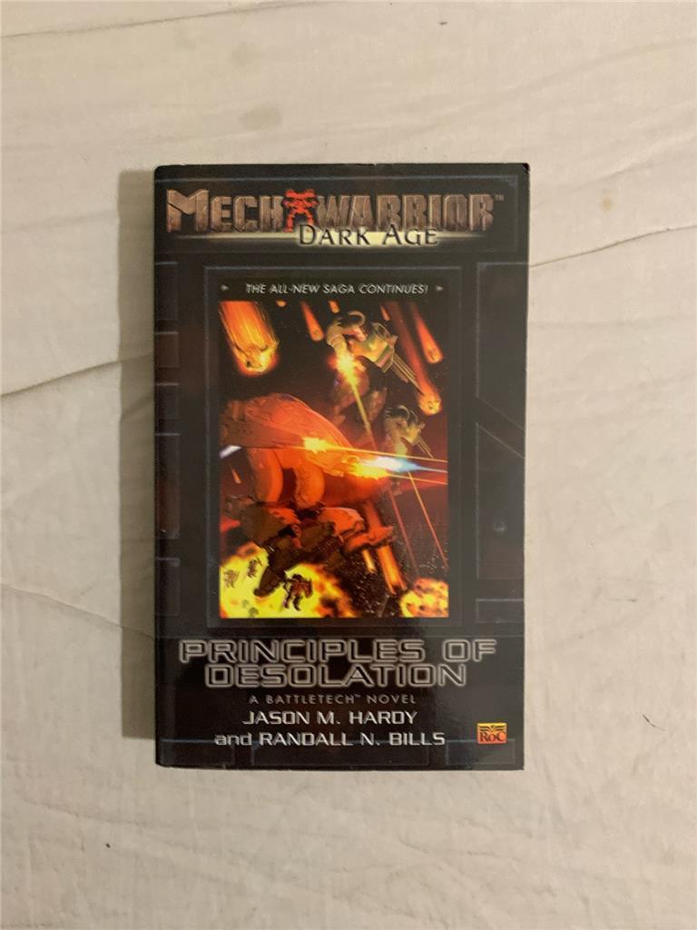Mech Warrior Dark Age Principles of Desolation Jason Hardy 1st