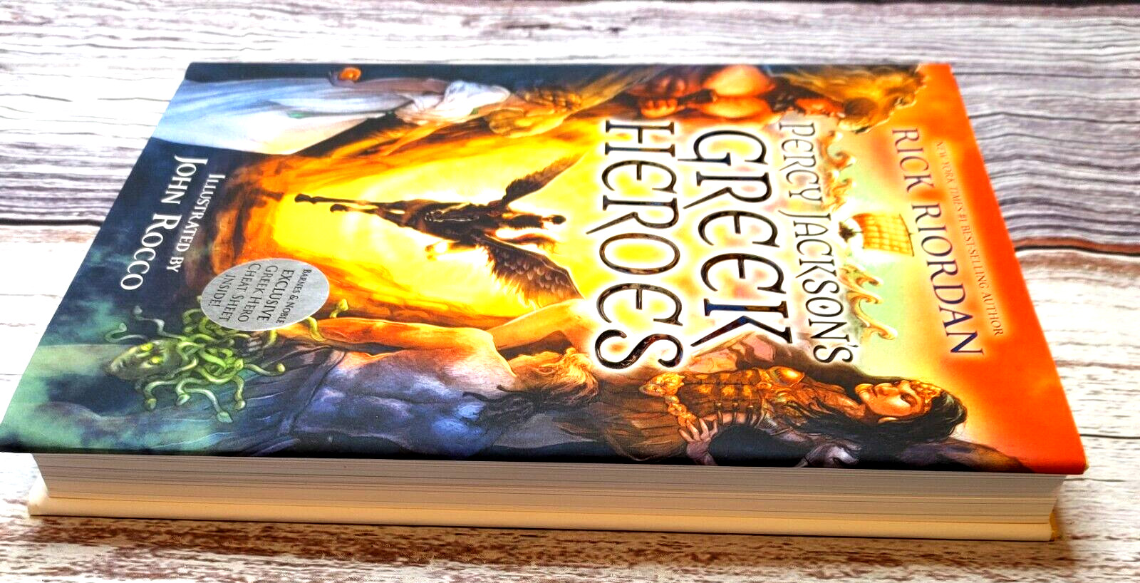 Percy Jackson’s Greek Heroes by Rick Riordan 2015 Hardcover 1st Ed/Exclusive.