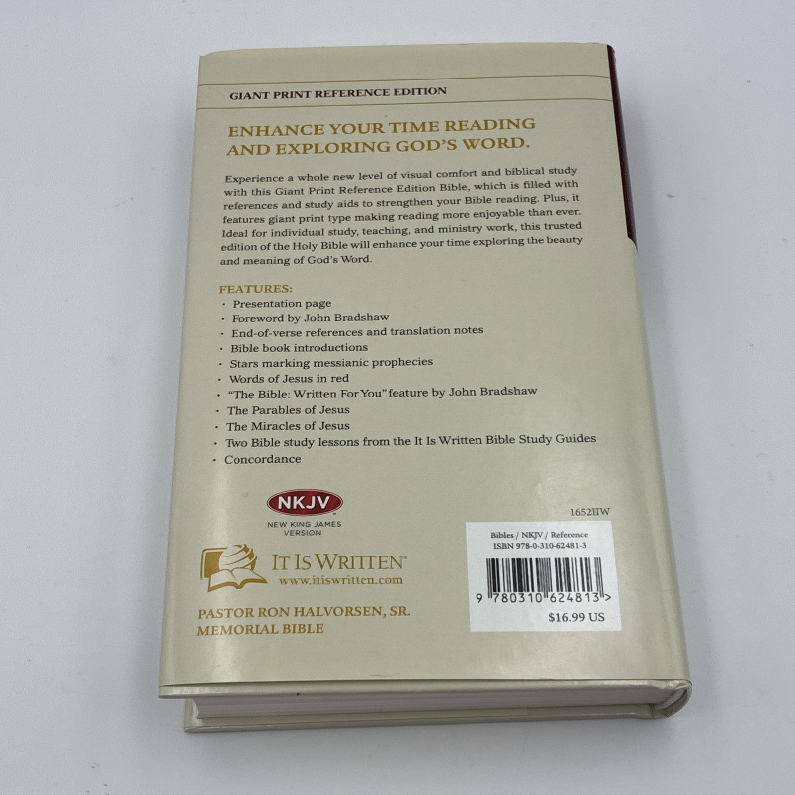 The Holy Bible – GIANT PRINT Edition Thomas Nelson, NKJV