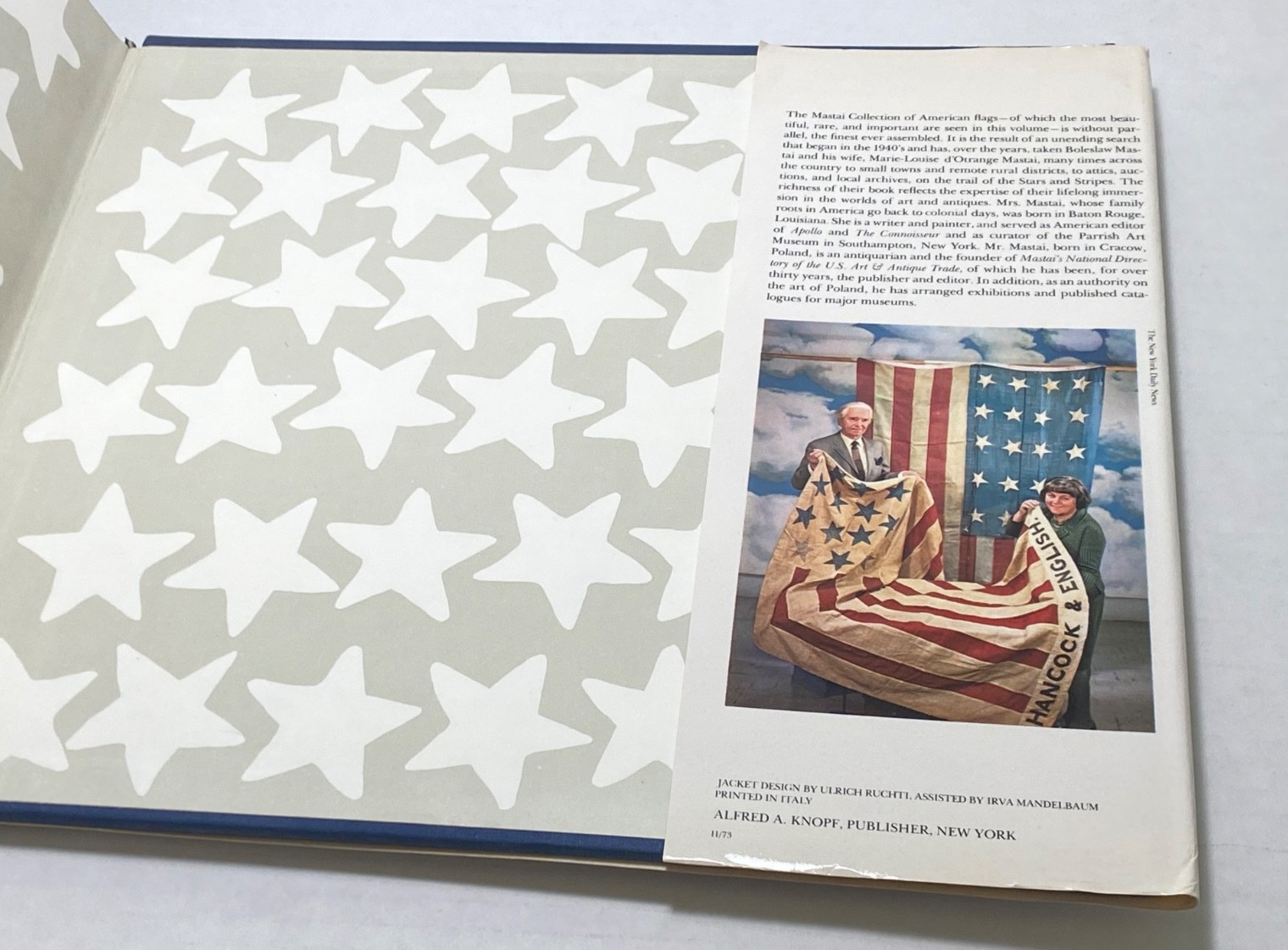 The Stars and the Stripes: The American Flag by Boleslaw & Mastai 1973 First Ed
