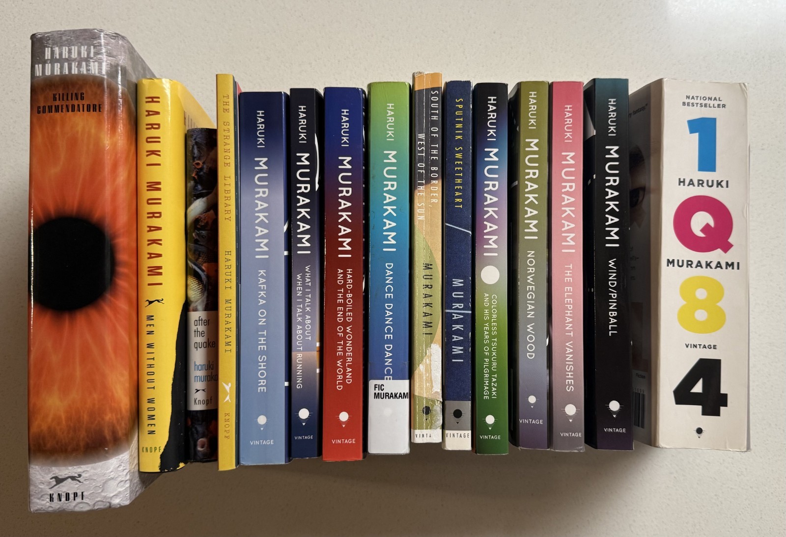 HARUKI MURAKAMI – LOT OF 15 BOOKS IN VERY GOOD CONDITION – 12 PB / 3 HC