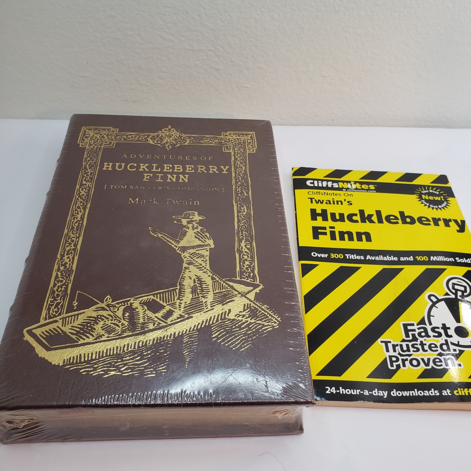 Adventures of Huckleberry Finn Tom Sawyer’s Companion Mark Twain + Cliff Notes
