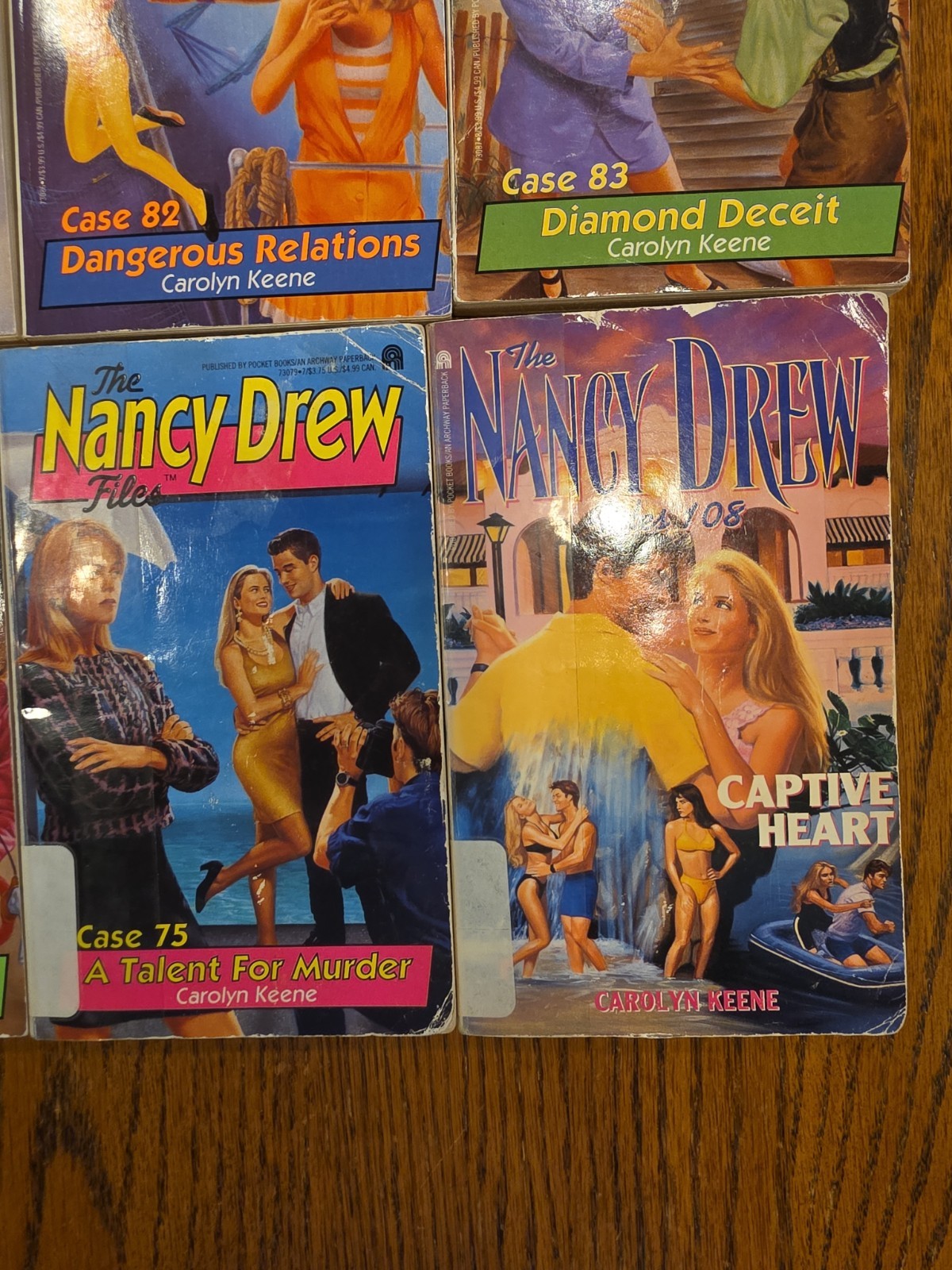 Lot of 19 Nancy Drew Files Chapter Books by Carolyn Keene