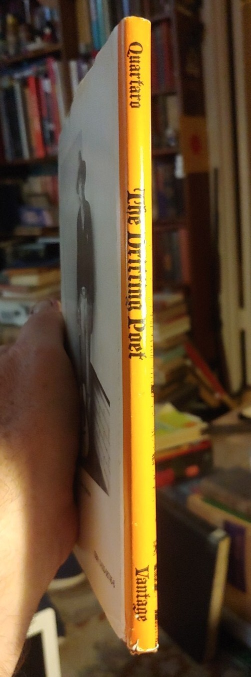 SIGNED! THE DRIFTING POET, Arturo Quartaro, 1st EDITION Hard Cover