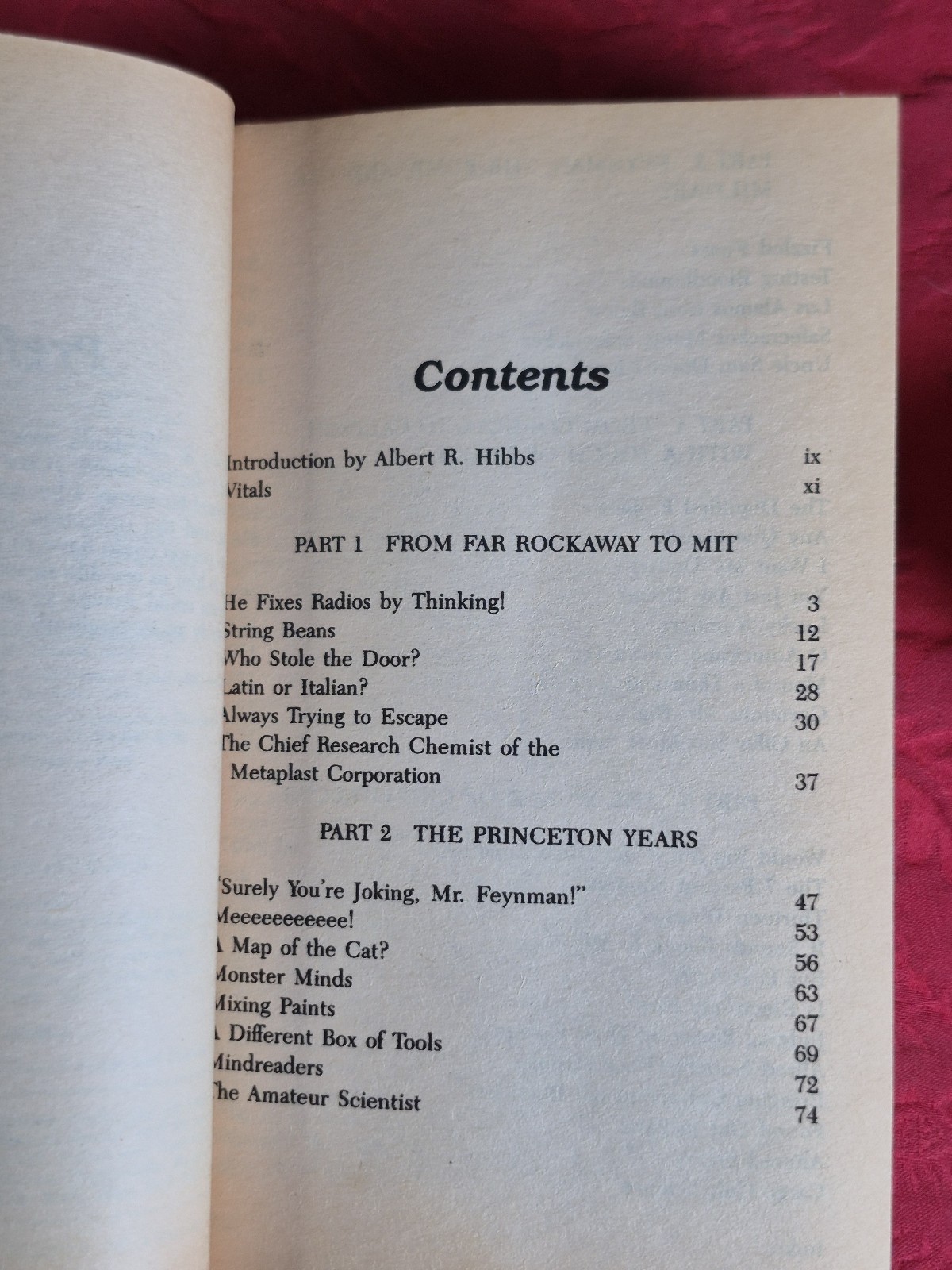 „Surely You’re Joking Mr. Feynman“ – Richard P. Feynman – Bantam 1986 mmpb