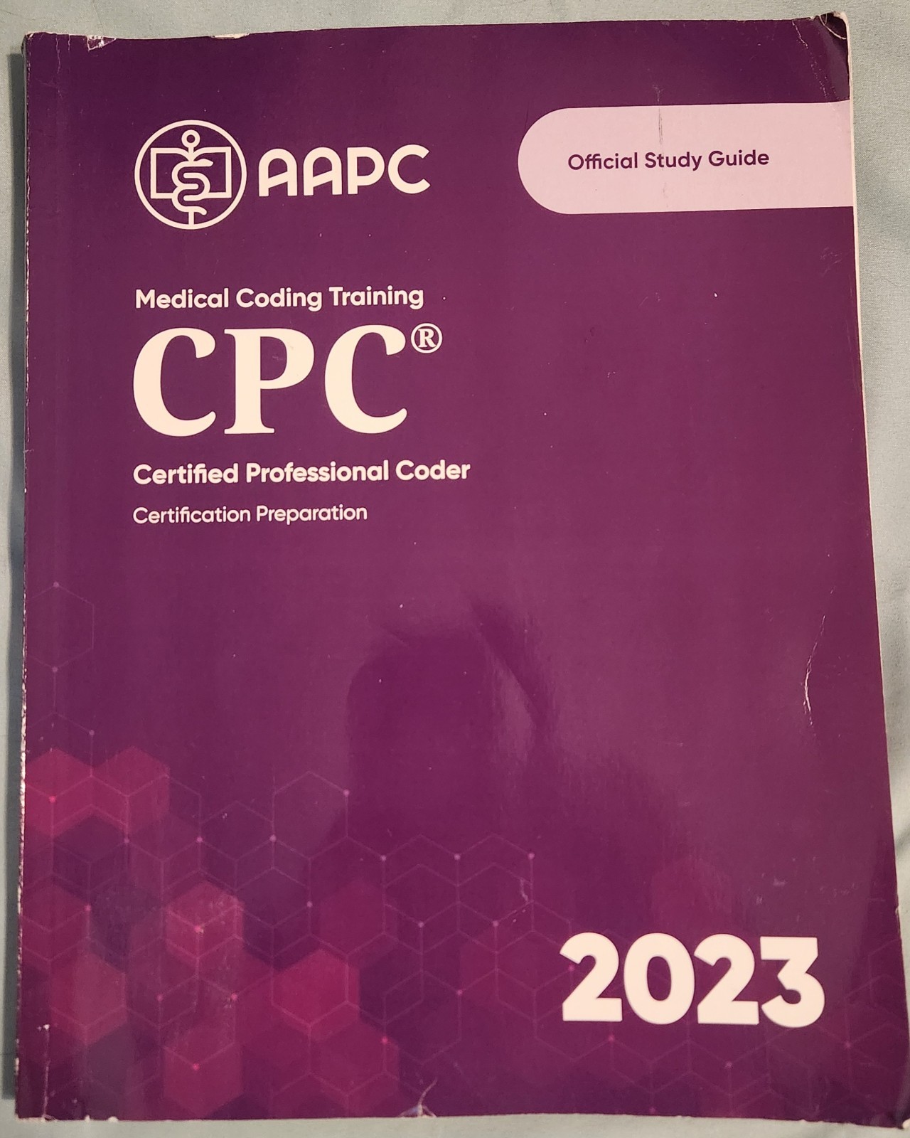 Official CPC Certification 2023 – Study Guide by AAPC -Like New