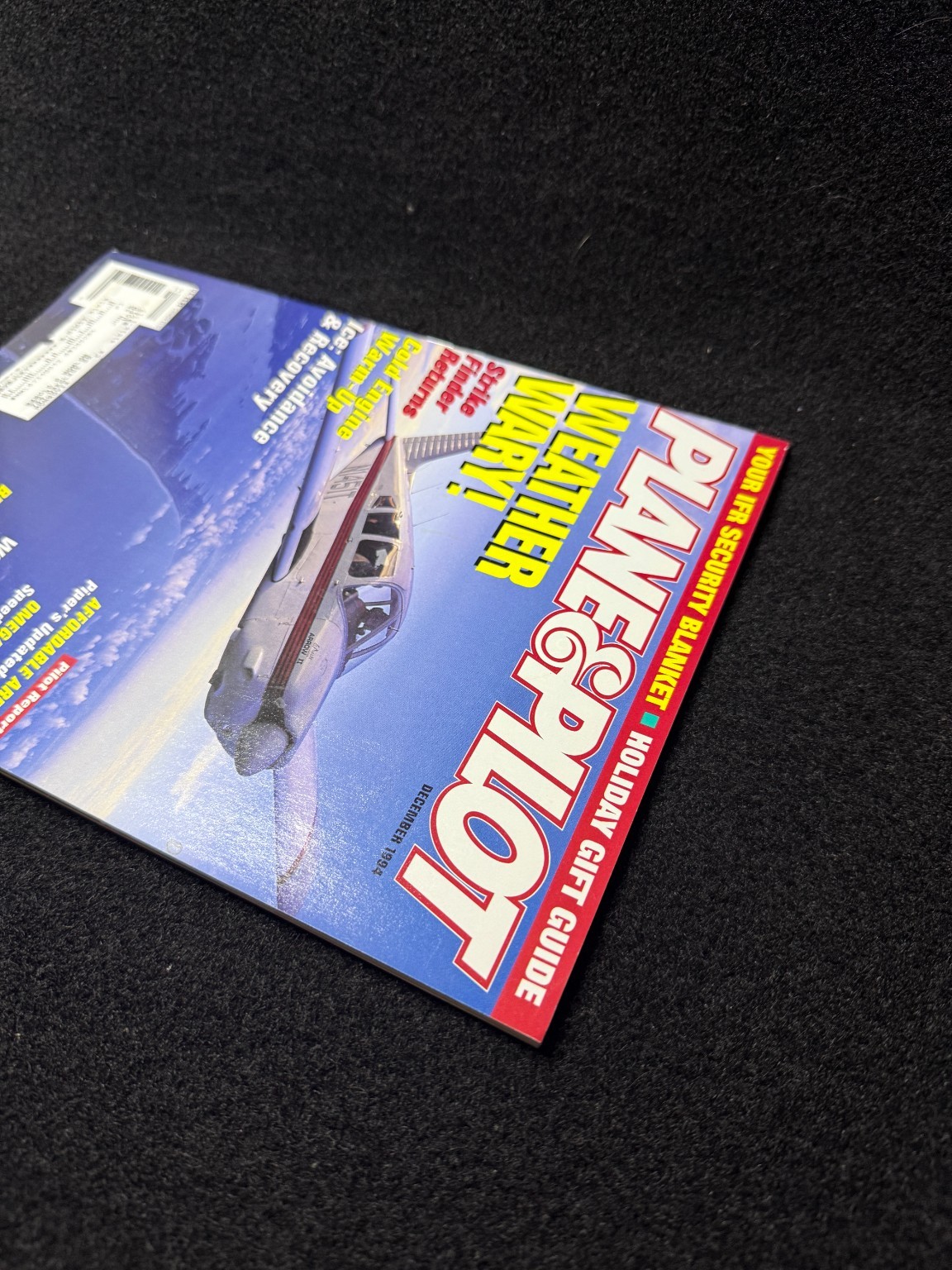 Plane & Pilot Magazine December 1994 Weather Wary Aviation Flying Aircraft