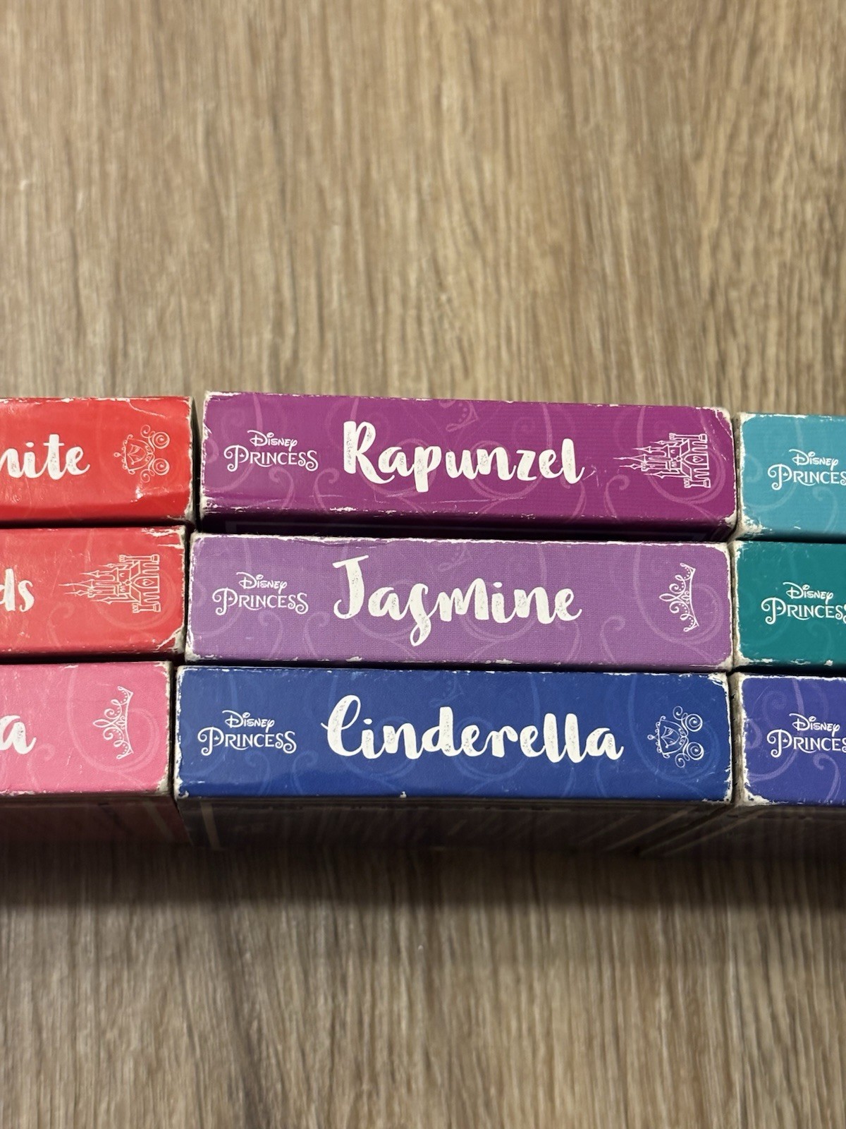 Disney Princess 3” Mini Board Books Set Of 12 – Good Used Condition 2018
