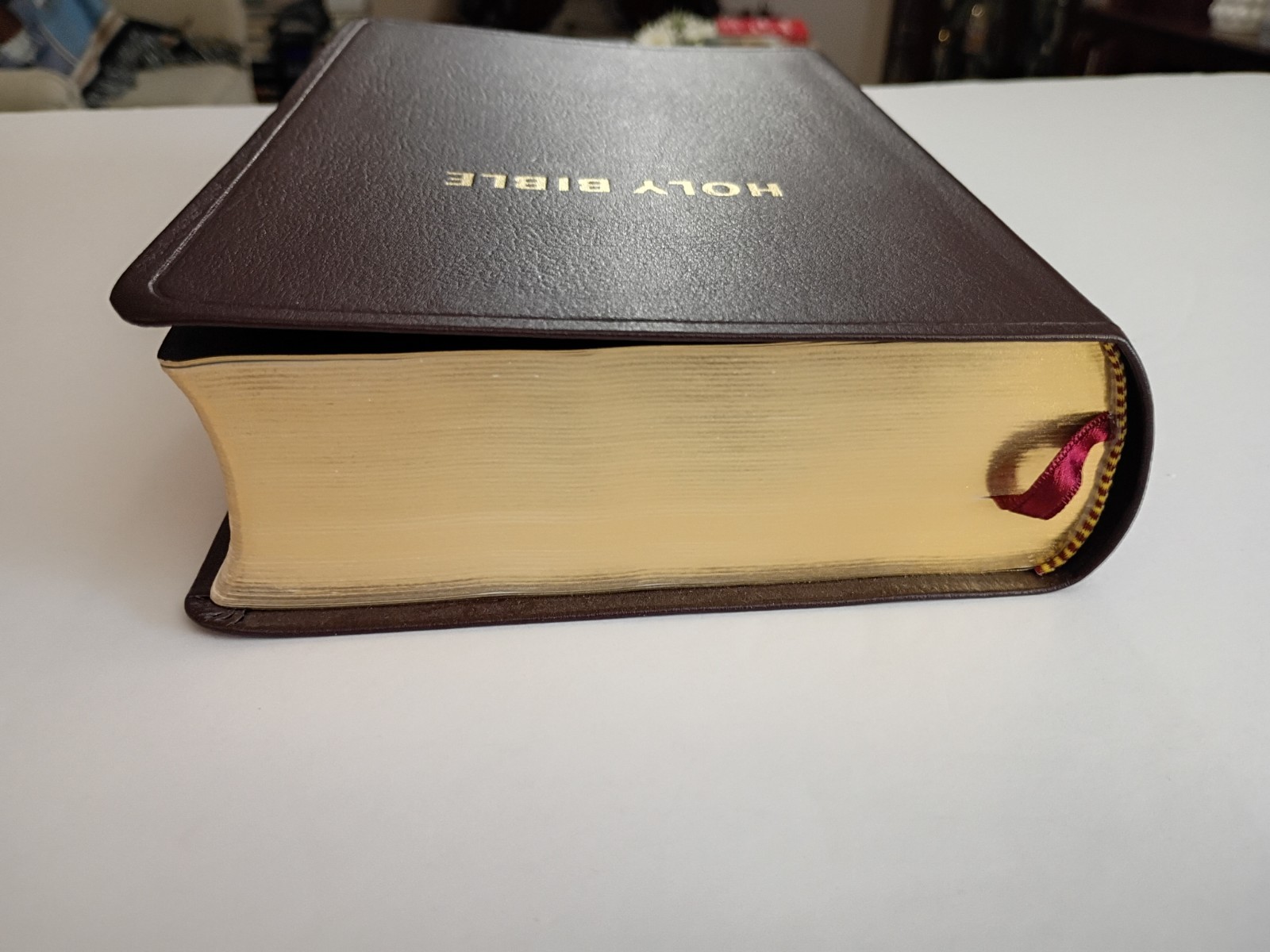 Giant Print Handy Size Bilbe NASB Amg 2011 Burgandy Imitation Leather 1977 ED