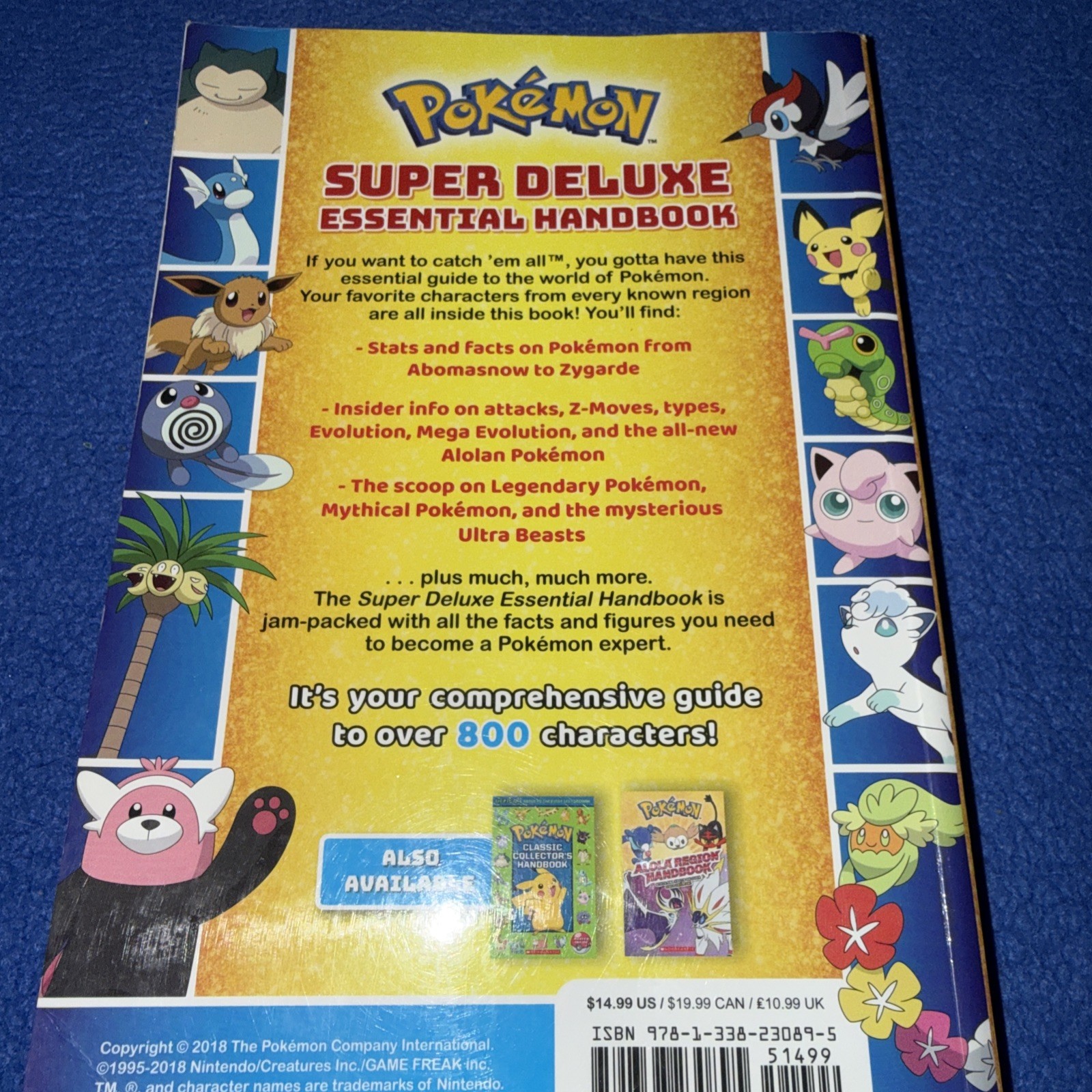 Pokemon Super Deluxe Essential Handbook Scholastic Exclusive HC (Hardcover)