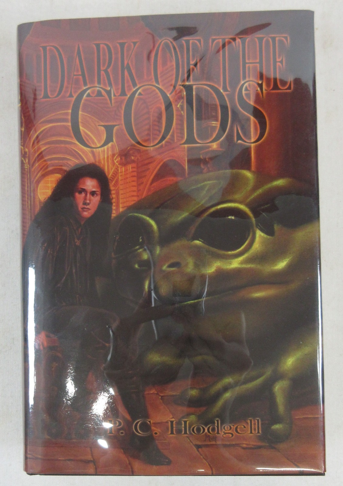 SIGNED 1st ED „DARK OF THE GODS“ P.C. Hodgell 2000 Meisha Merlin HARDBACK DJ