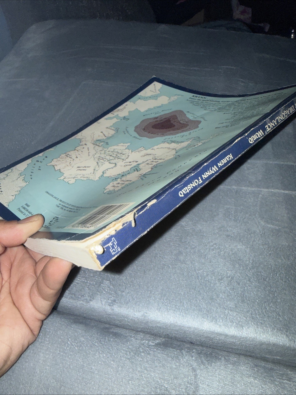 Atlas of the DRAGONLANCE World – TSR Karen Wynn Fonstad 1987 1st Printing 8448