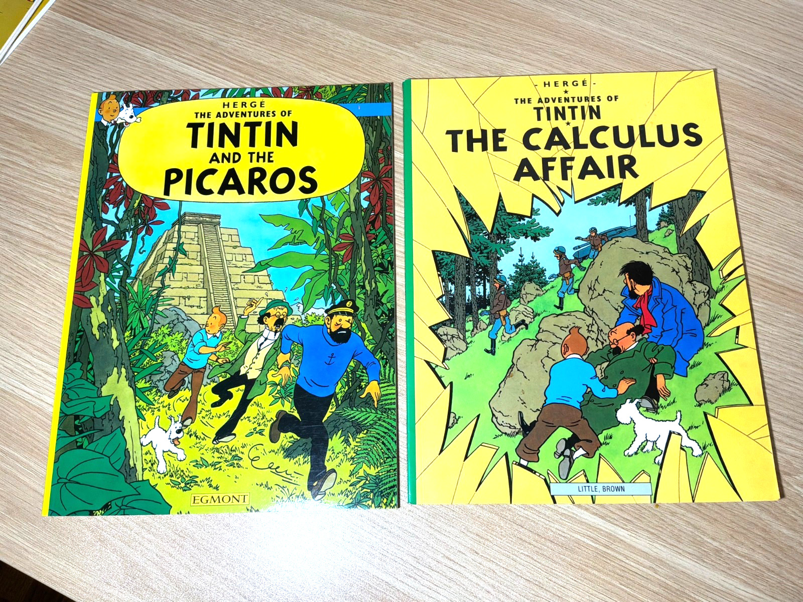 The Adventures of Tintin Complete Collection 24-Book Set English Ed. Paperback