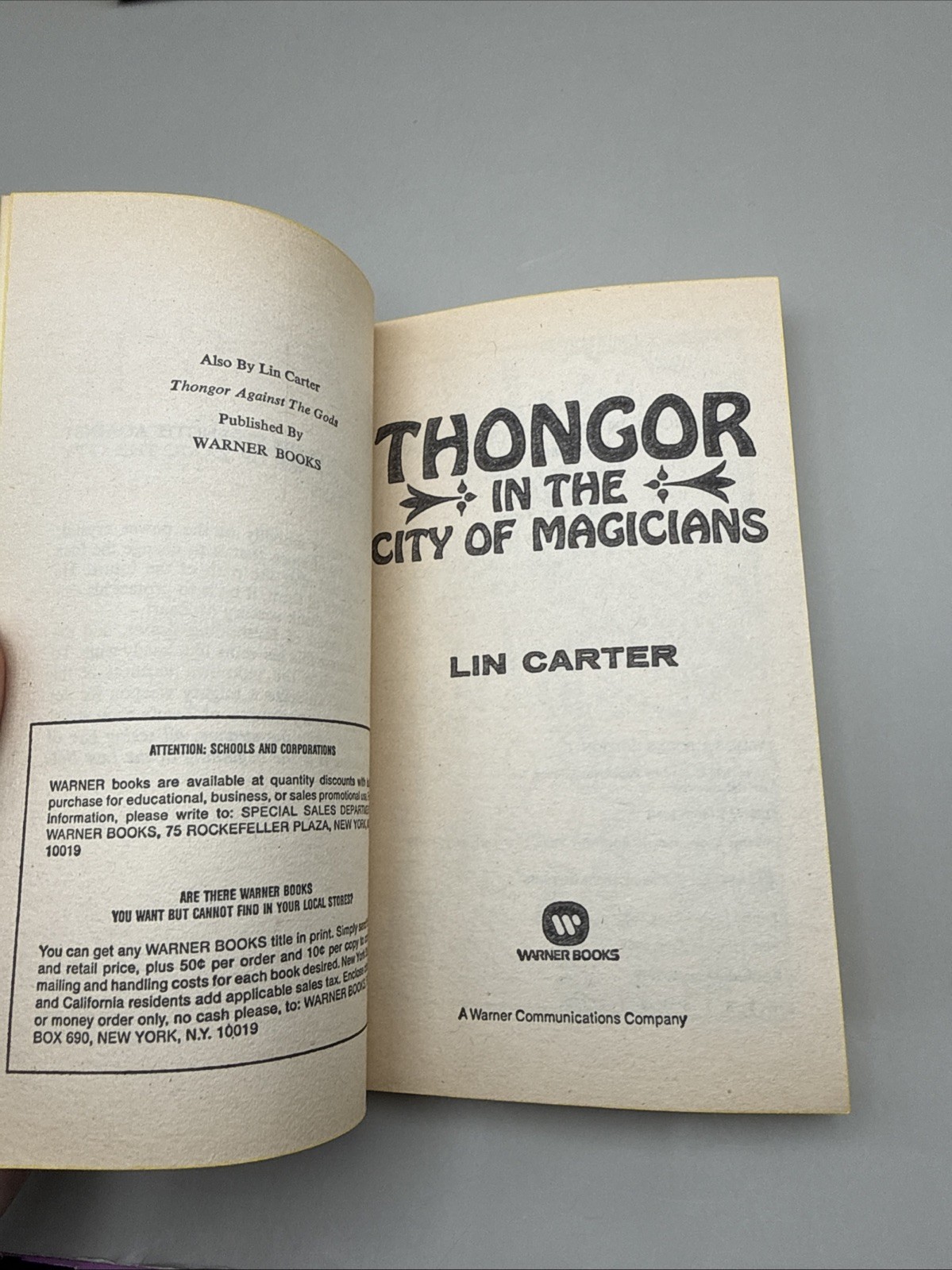Lin Carter Thongor 1970’s Paperbacks Berkley And Warner Vintage Sci Fi – Lot 6