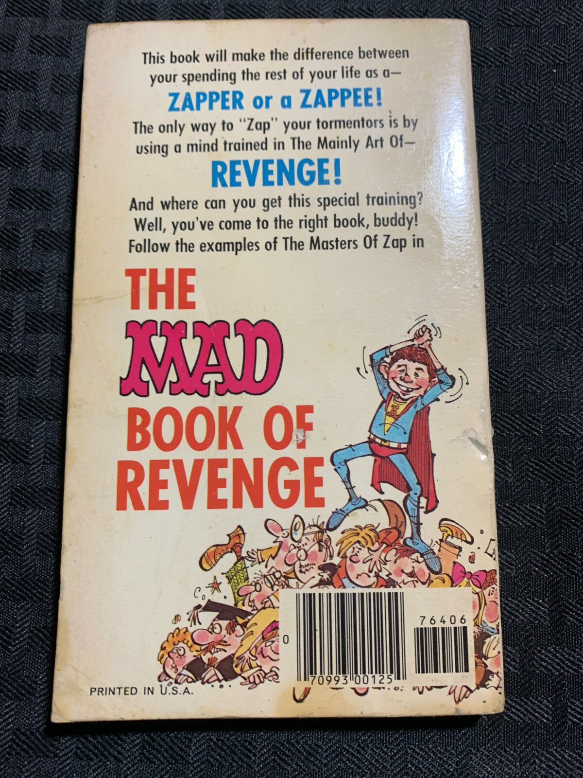 1976 MAD BOOK OF REVENGE by Stan Hart VG 4.0 1st Warner Paperback / Fisherman