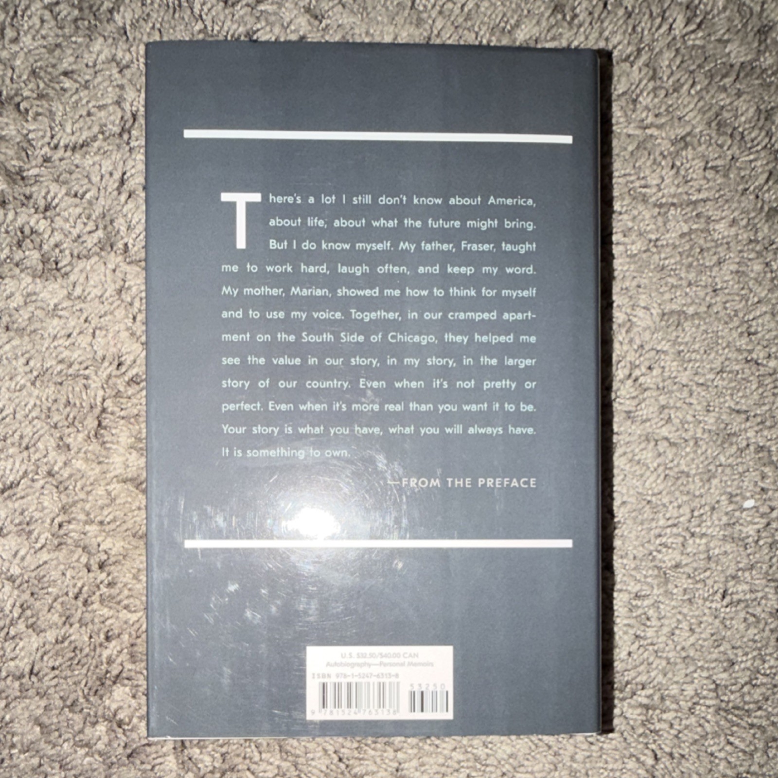 Crown Publishing Group Becoming by Michelle Obama Hardcover Memoir 2018