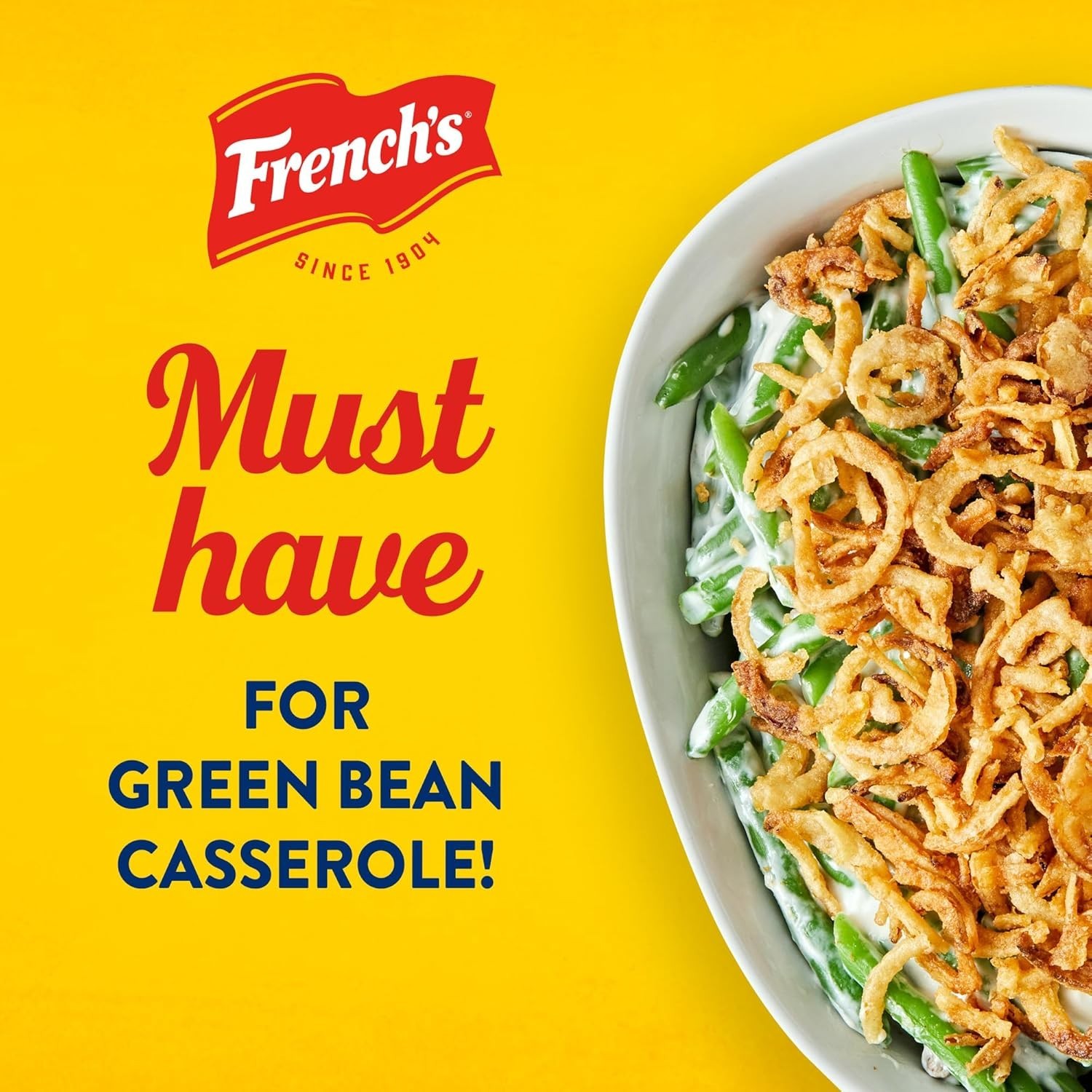 French’s Crispy Onions – 24 oz Bag for Green Bean Casseroles