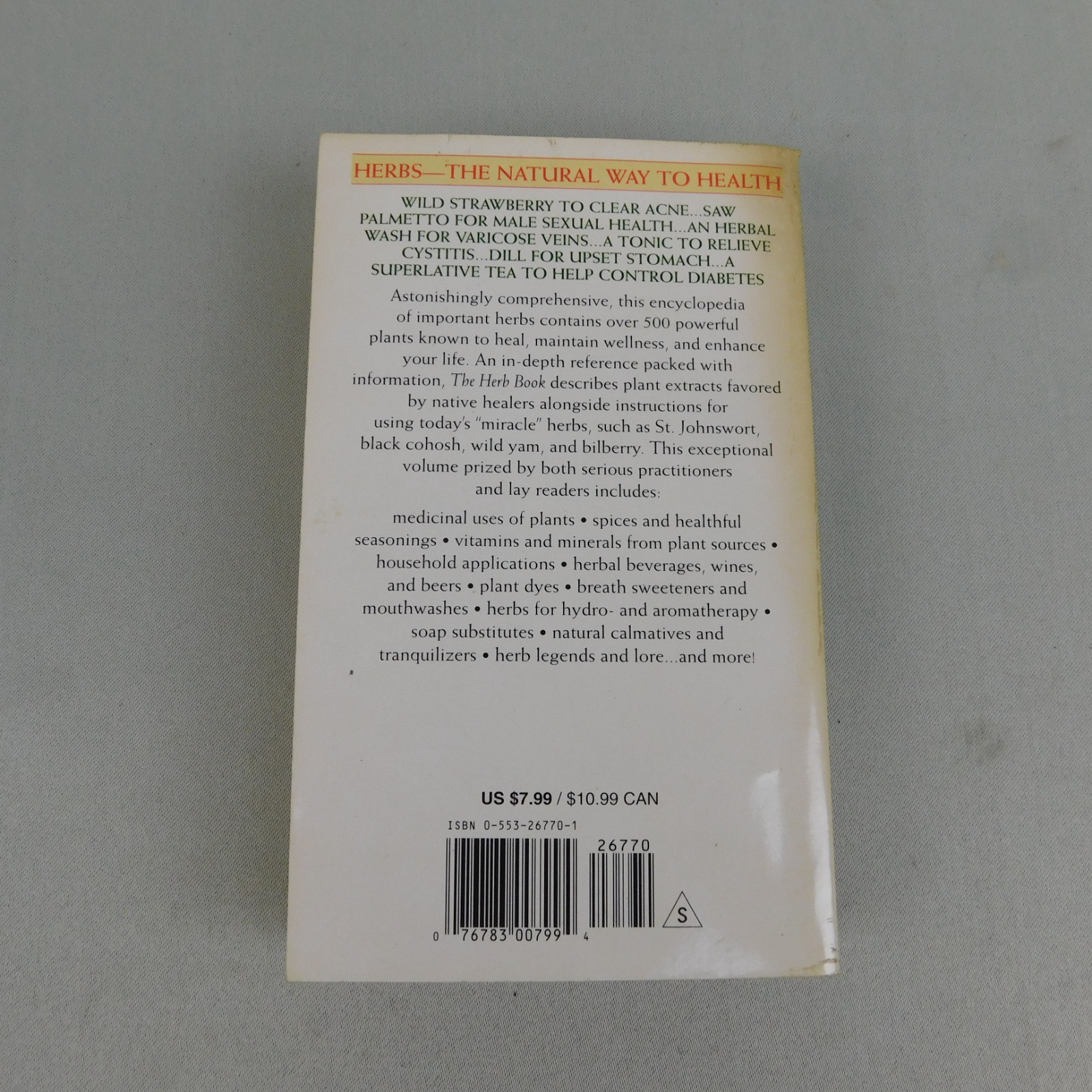 5pc Book Lot The Herb Book John Lust Grow Houseplants Successfully Box Set #2959