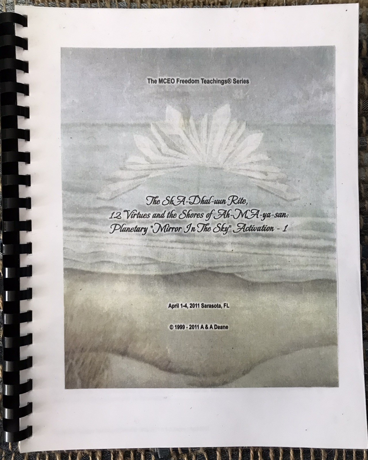 ASHAYANA DEANE-The ShA-Dhal-uun Rite, 3 Complete DVD’S & Booklet ( All 49 Pages)