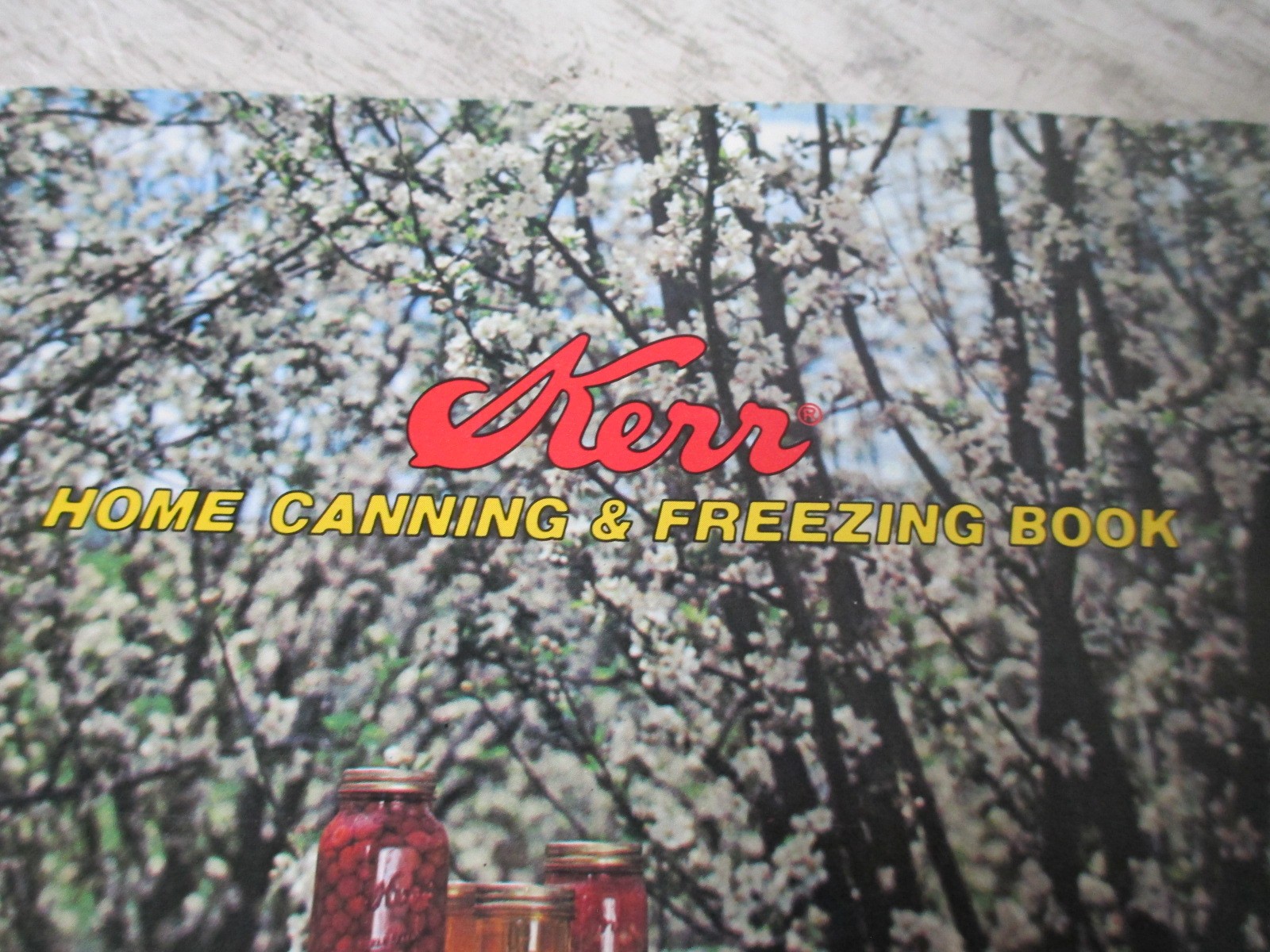 1975 Kerr Home Canning And Freezing Book 72 Pages