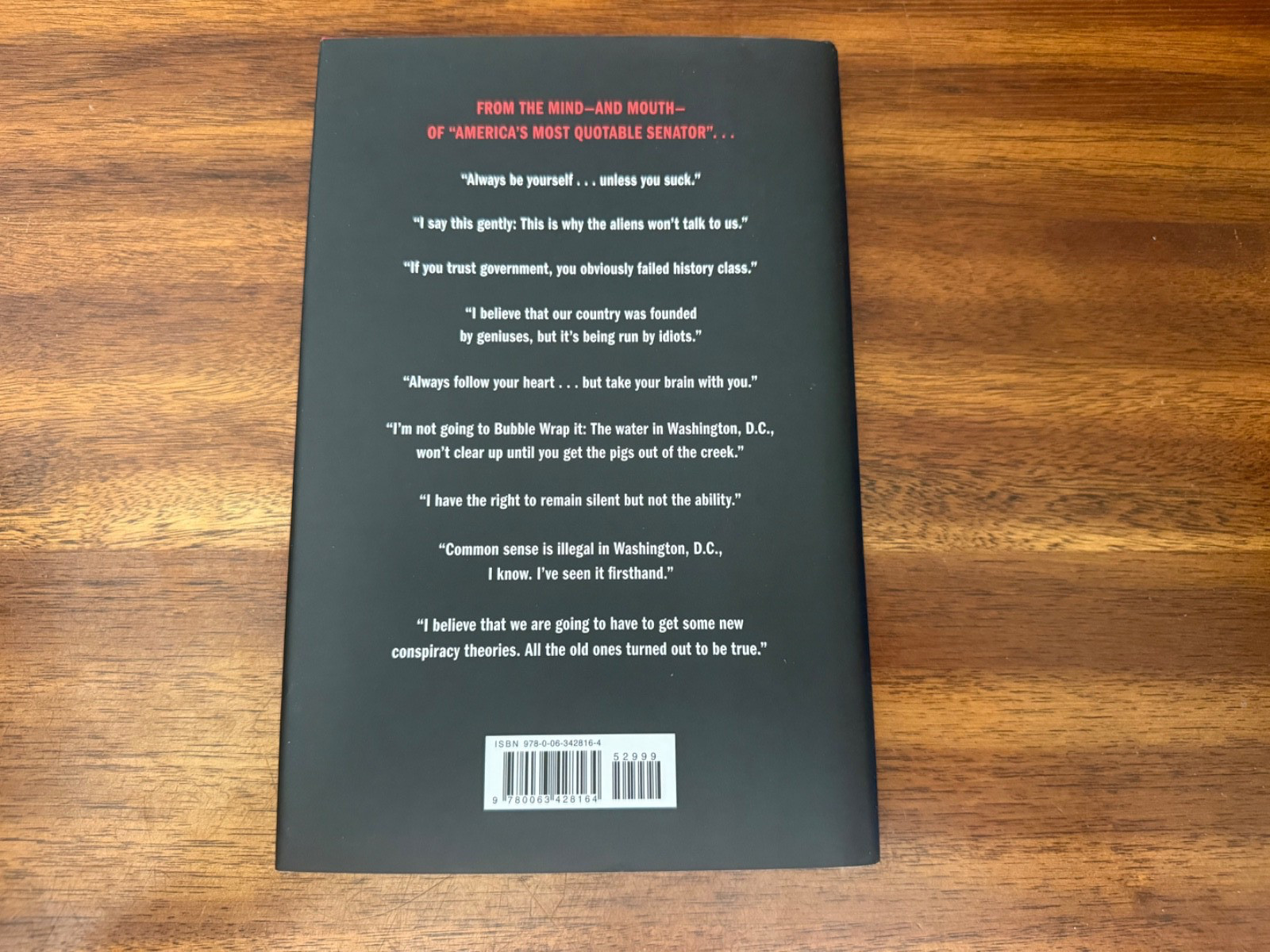 How to Test Negative for Stupid : And Why Washington Never Will by John Kennedy