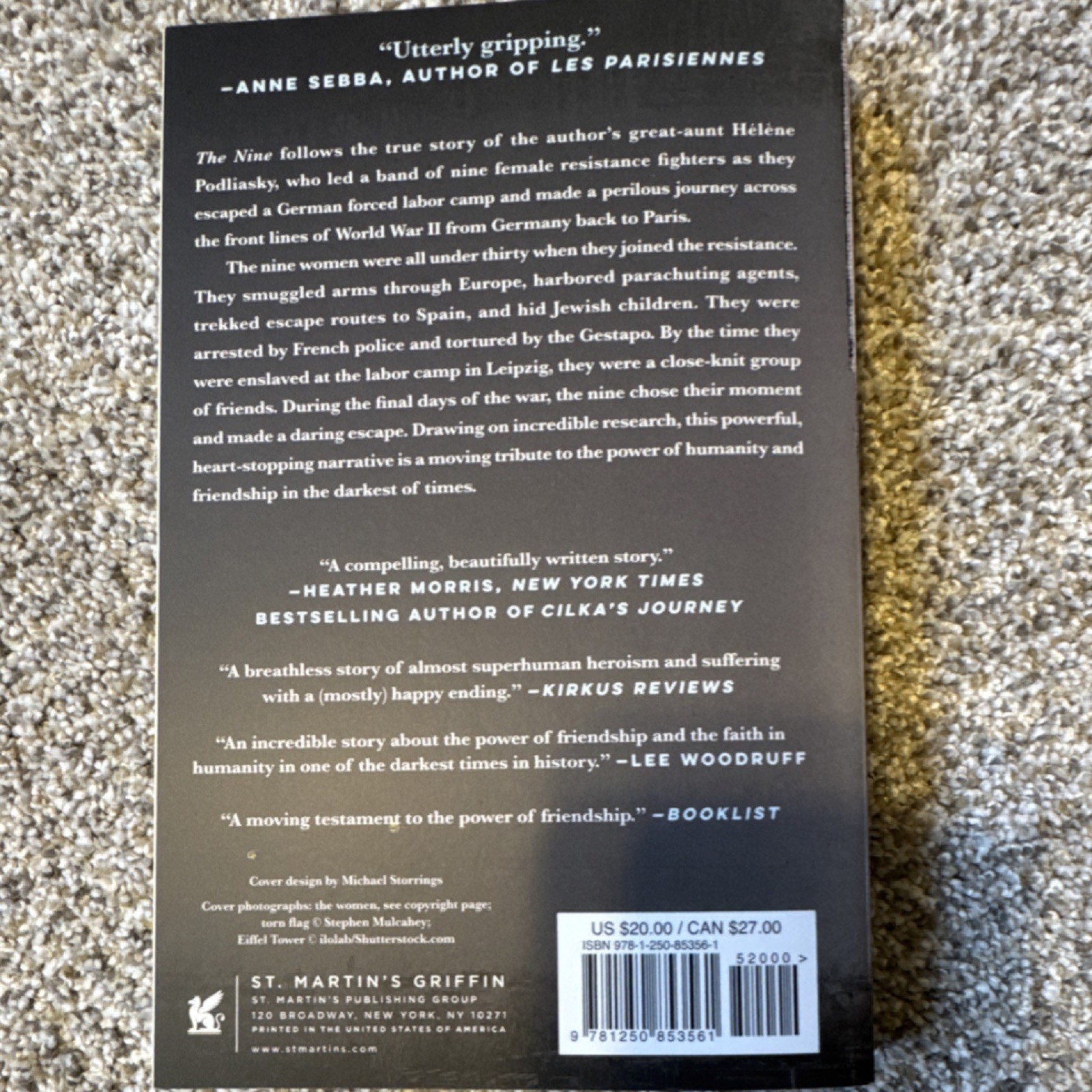 St. Martin’s Press Gwen Strauss Nine Trade Paperback 2022