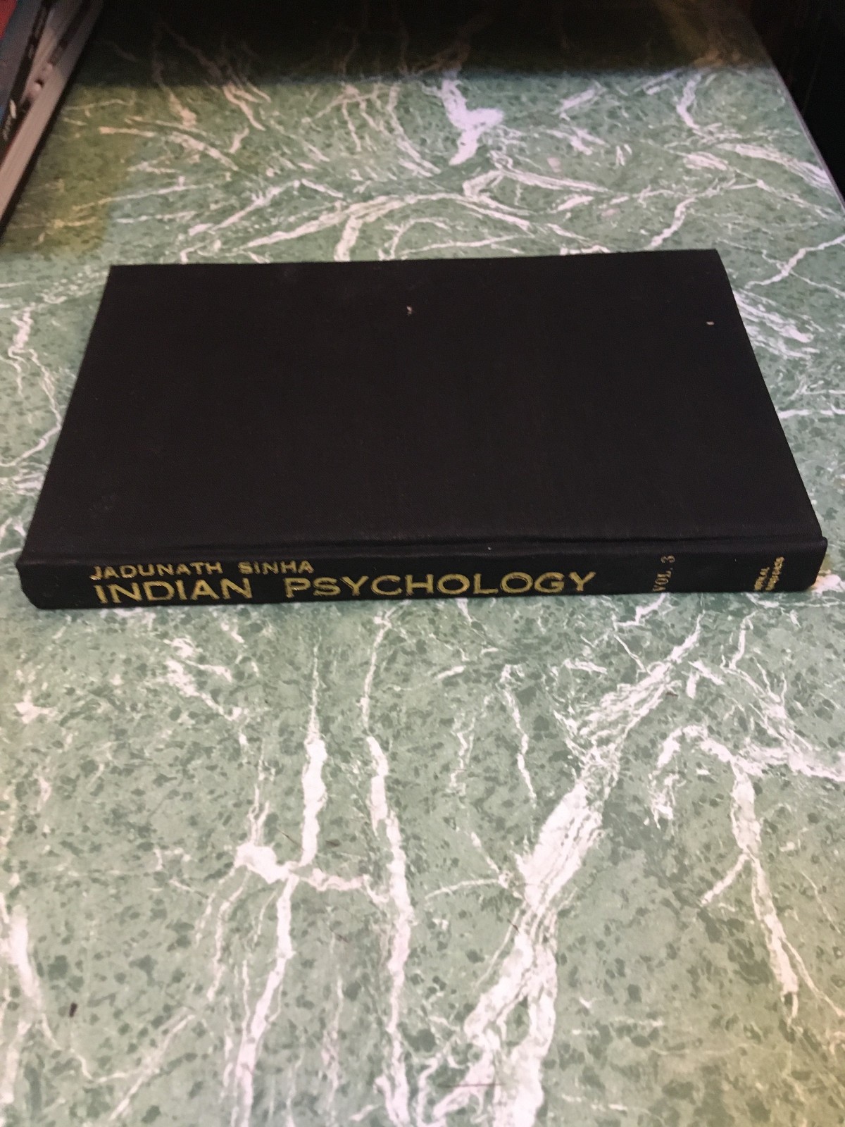 JADUNATH SINHA Indian Psychology III: Epistomology of Perception HB 1986