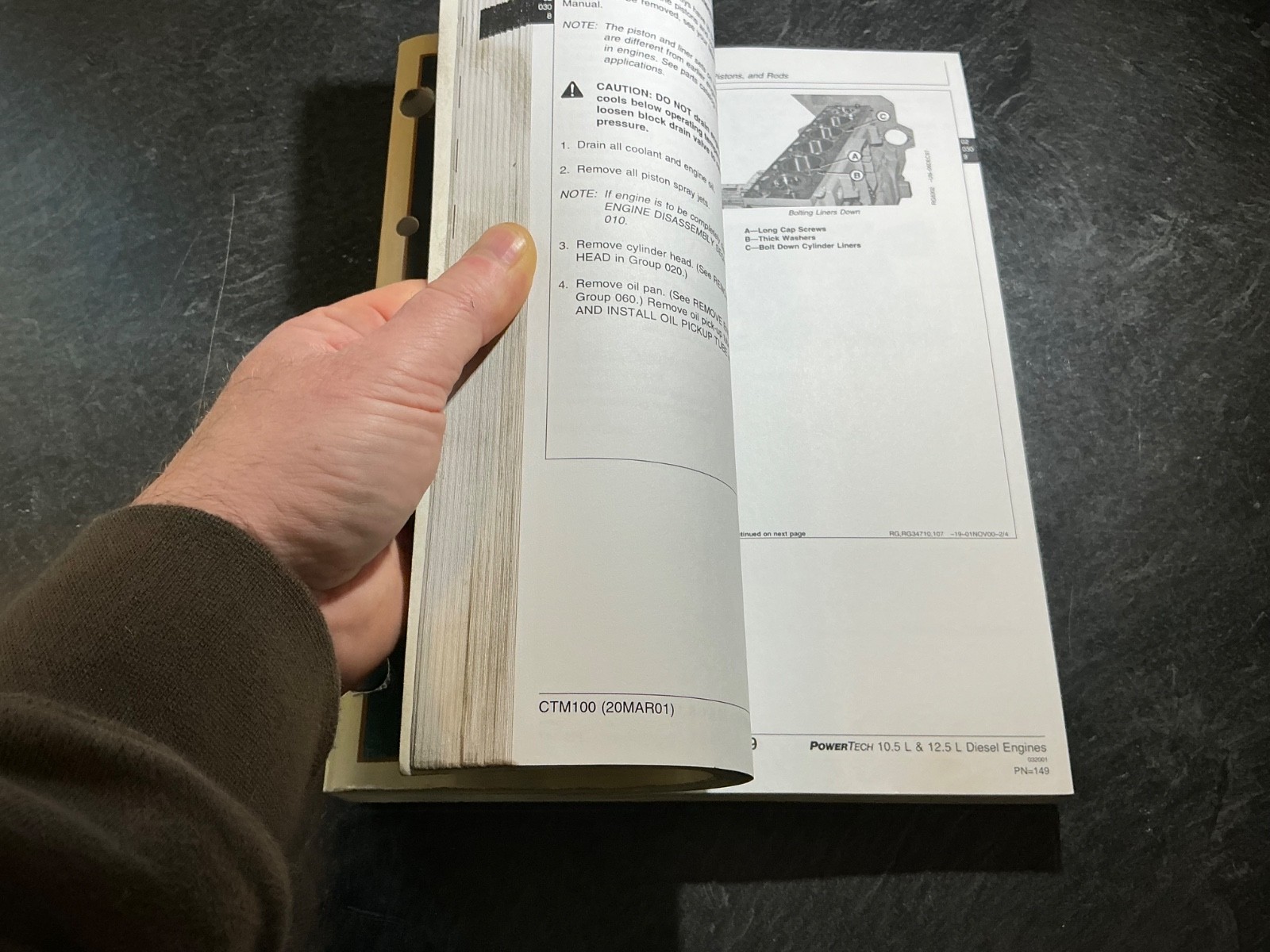 John Deere 10.5L & 12.5L Diesel Engines Base Engine Component Technical Manual
